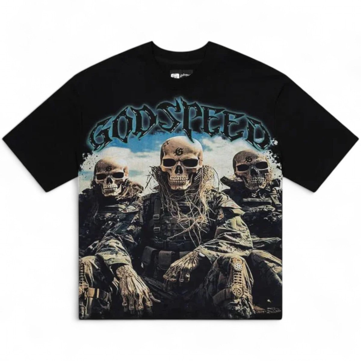 Godspeed Squadron Tee Black
