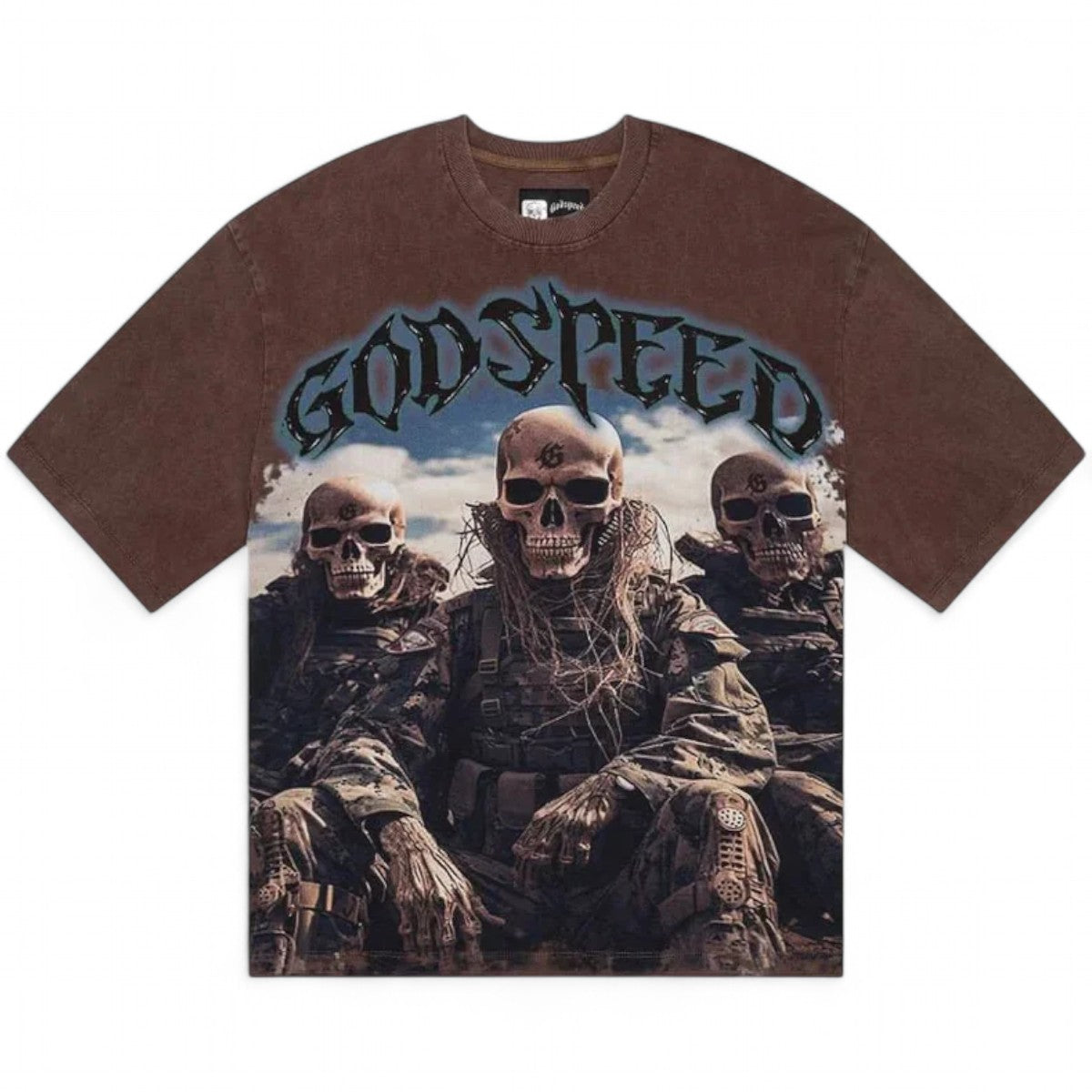 Godspeed Squadron Tee Brown