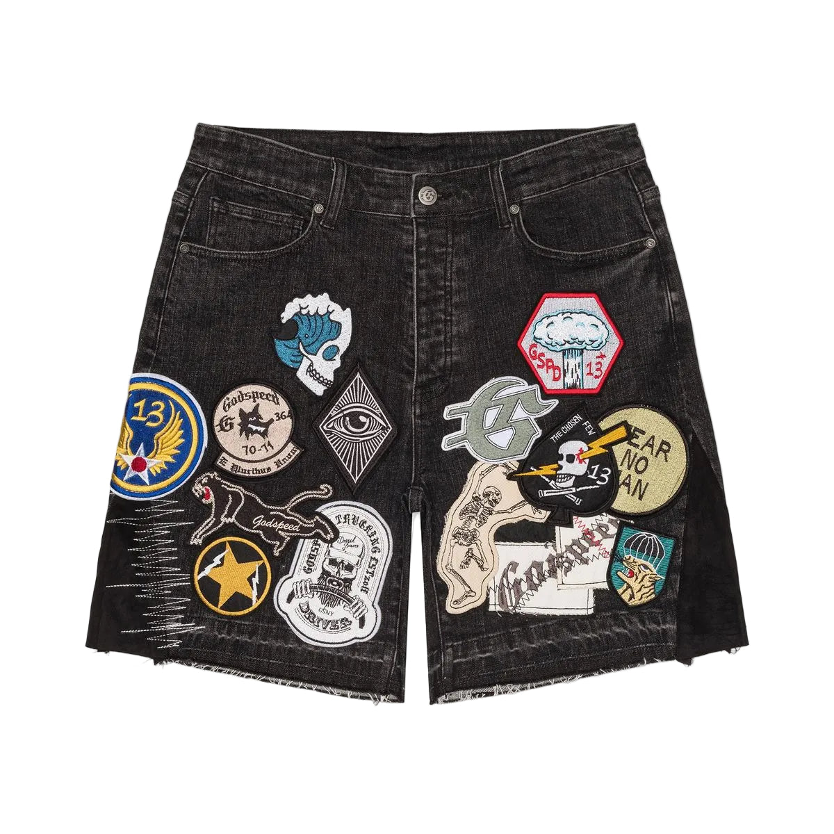GODSPEED Patchwork Denim Black