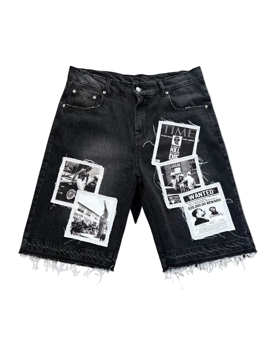 FRATERNAL BLACK WATTBA JORTS