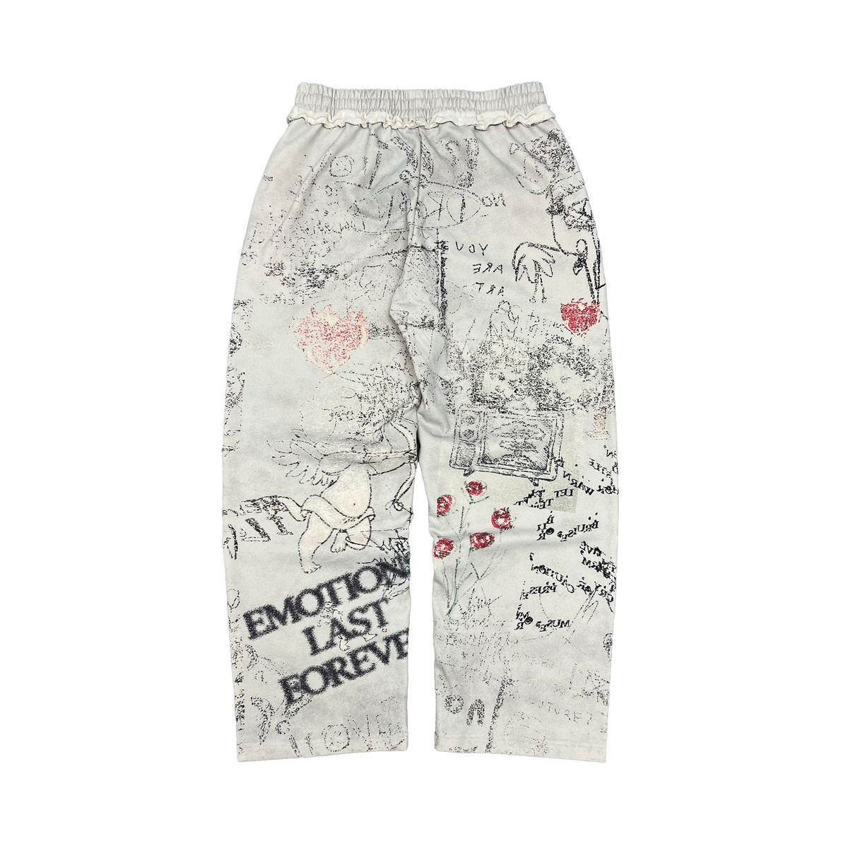 Mixed Emotion Black “Last Forever” Sweatpants