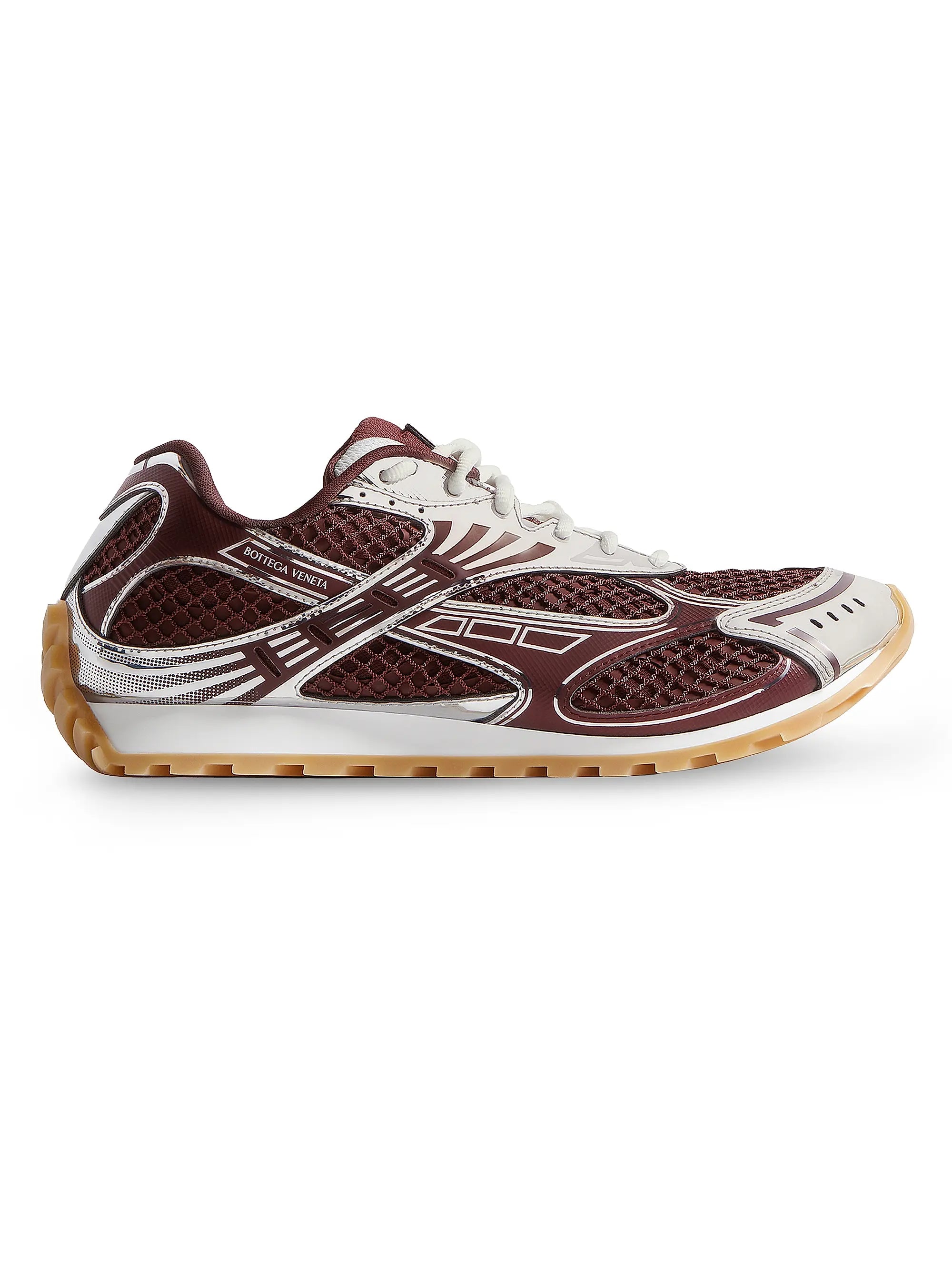 Bottega Veneta Orbit Low Top Barolo Silver BL