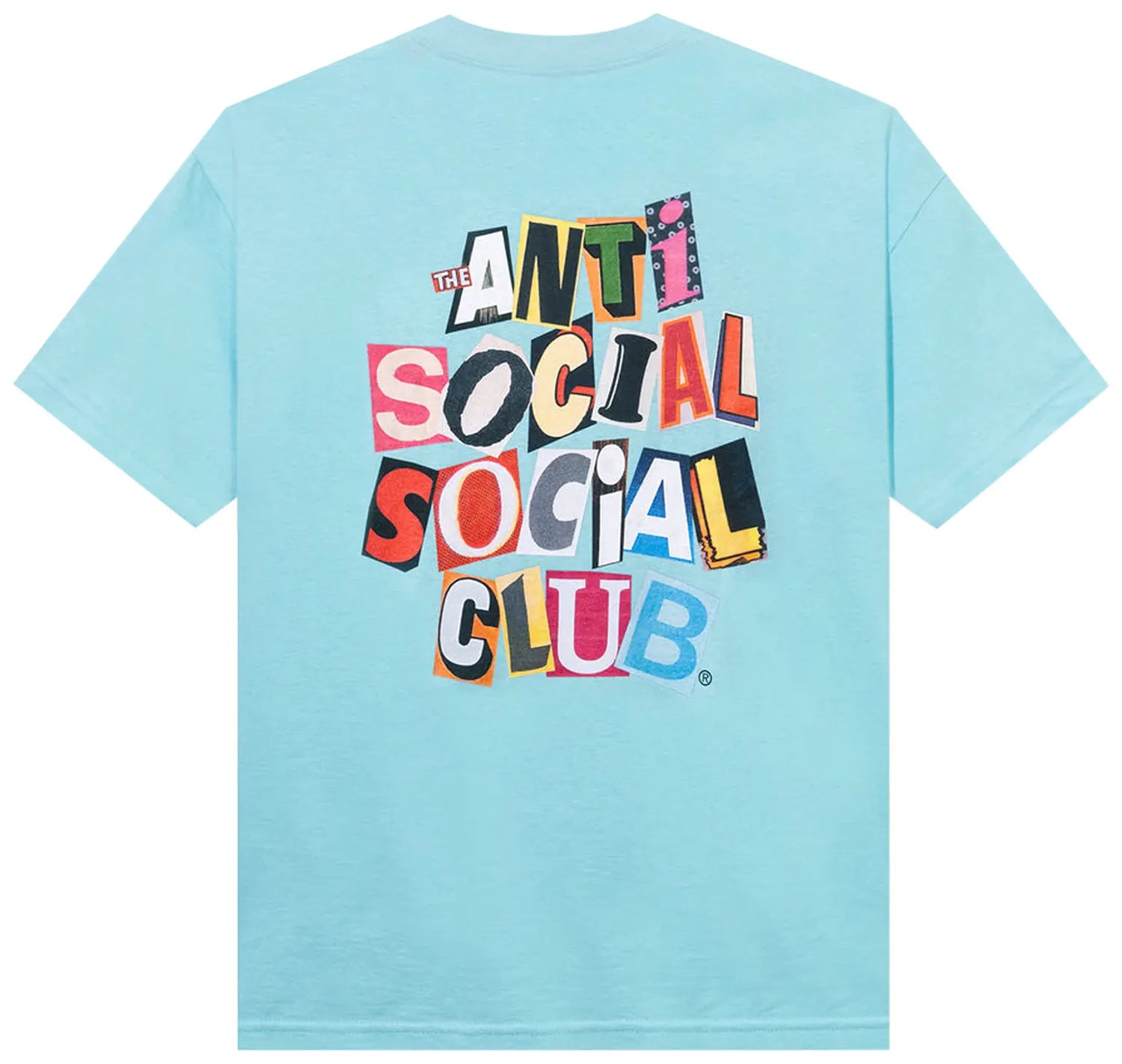 Anti Social Social Club Torn Pages Of Our Story Tee 'Blue' DL