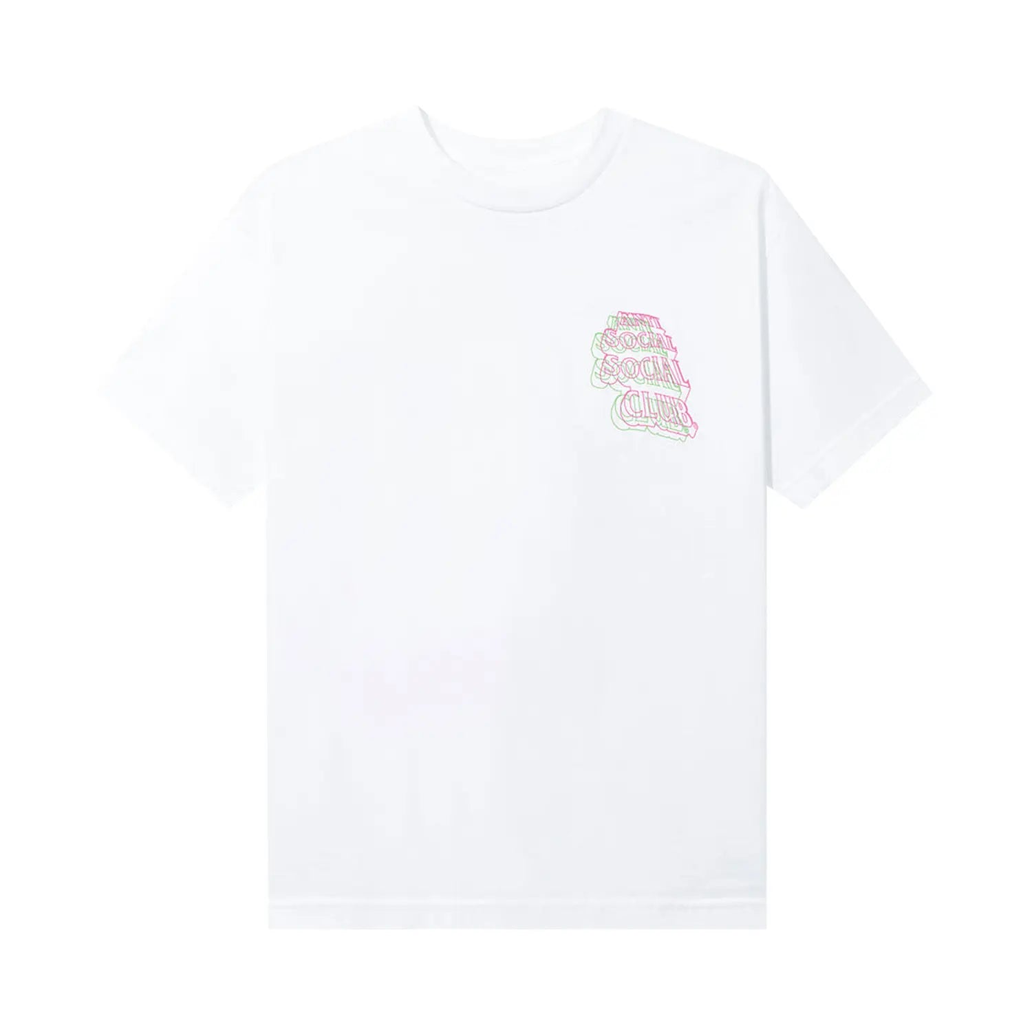 Anti Social Social Club Neon Lights And A Lot Of Rain Tee 'White' DL