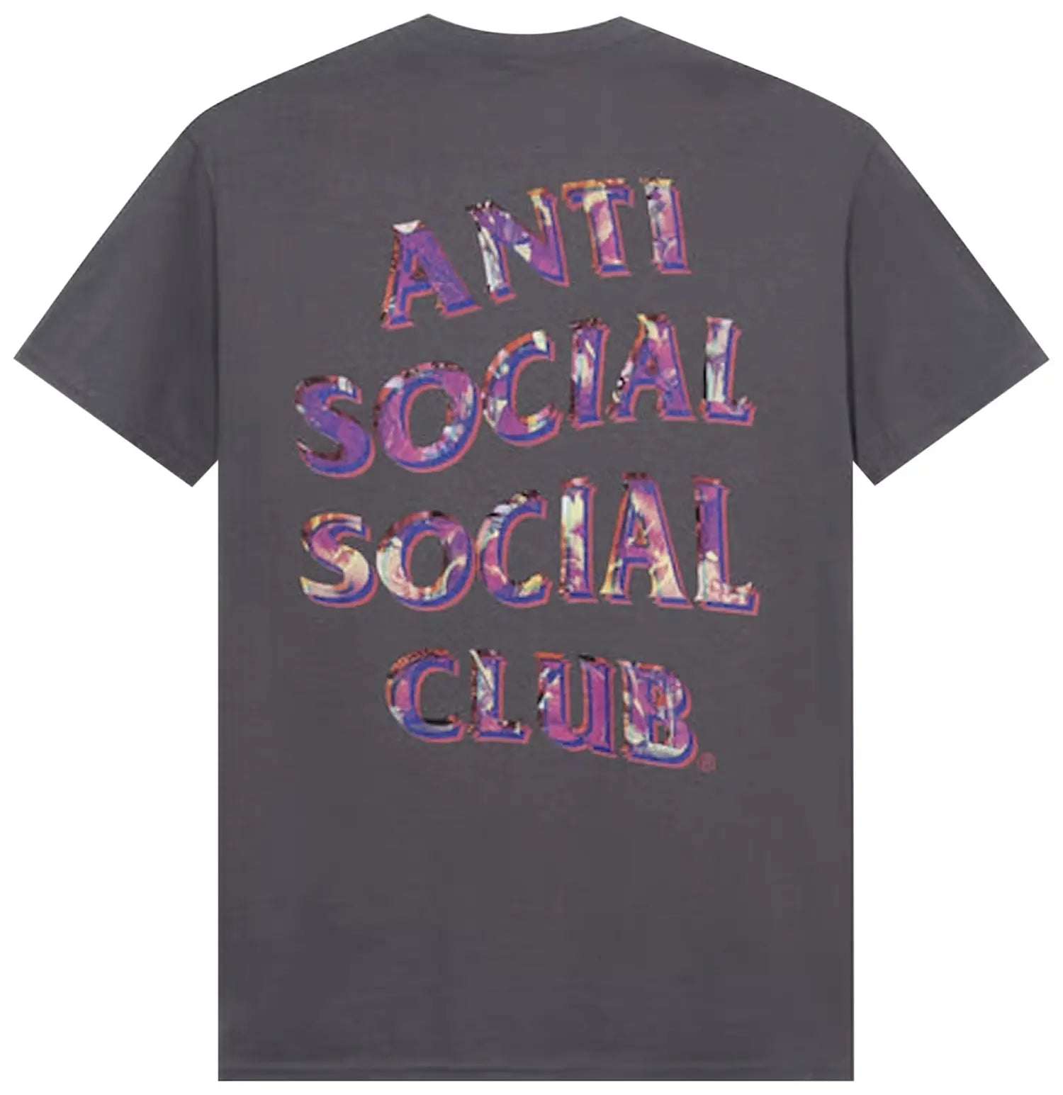 Anti Social Social Club Layer Lock Dark Tee 'Grey' DL