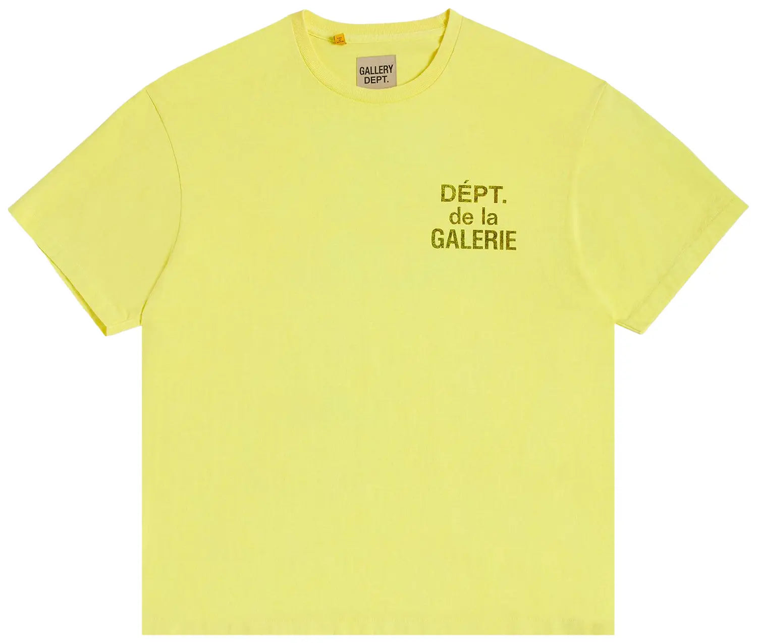 GALLERY DEPT Neon Yellow Tee