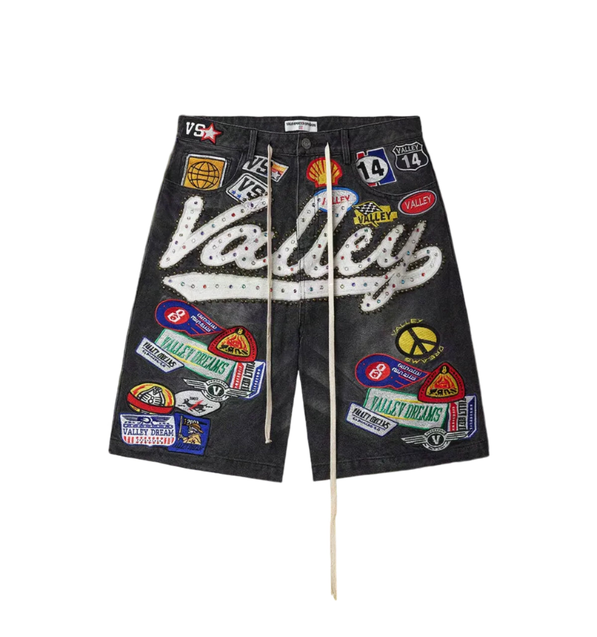 Vale Forever 1980s Jorts Black FP