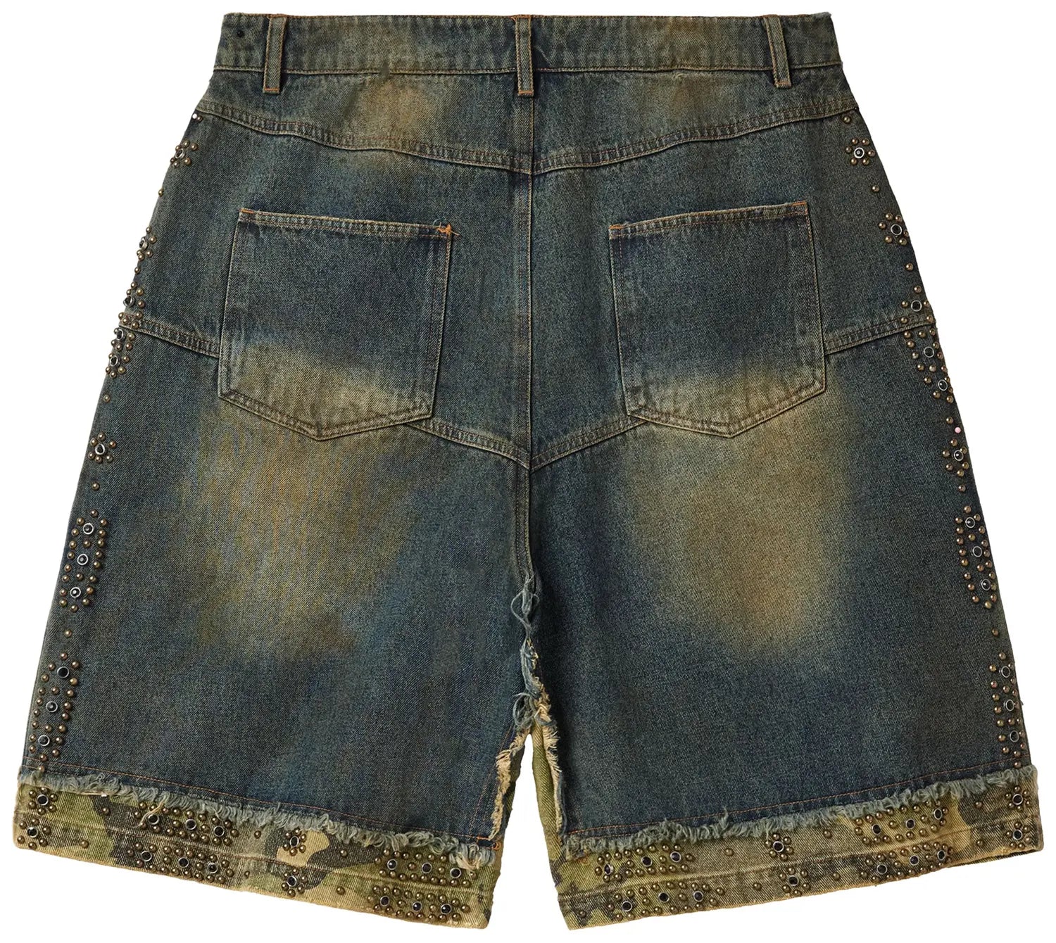 Vale Forever Double Jorts Mid Blue Camo FP