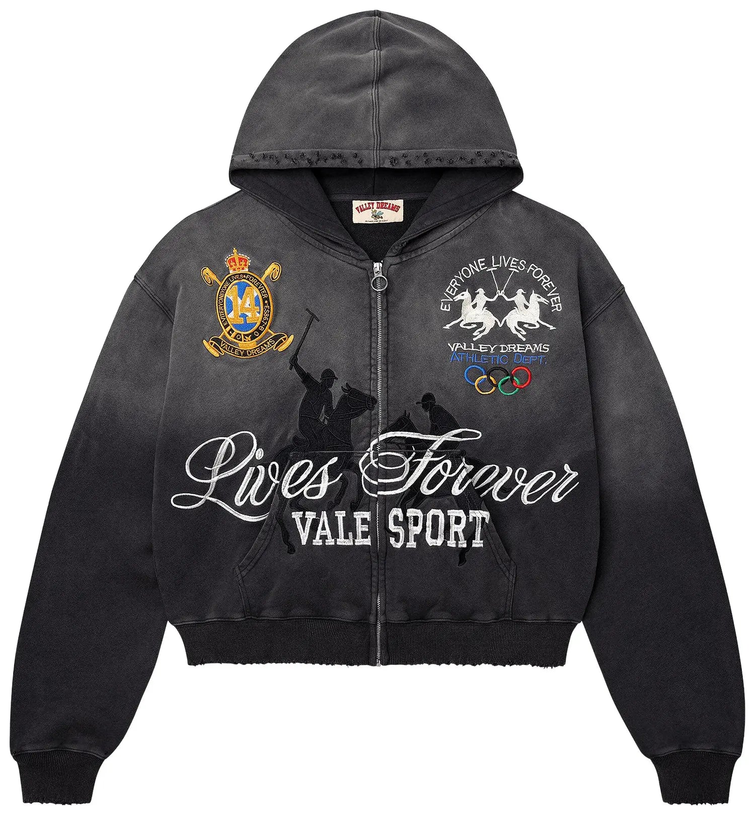 Vale Forever Rock Zip Up 'Black' ML