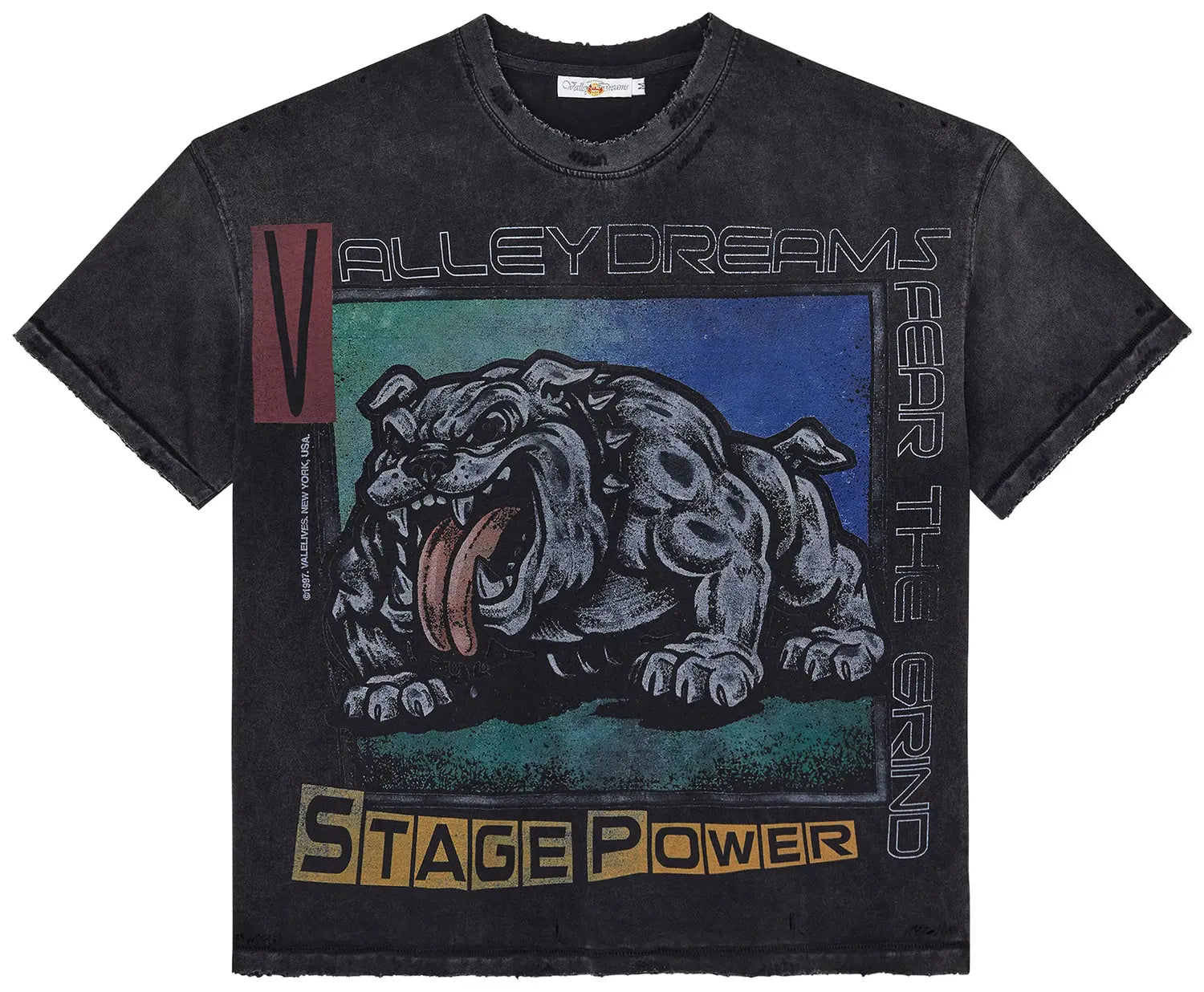 Vale BIG STAGE TEE Black ML