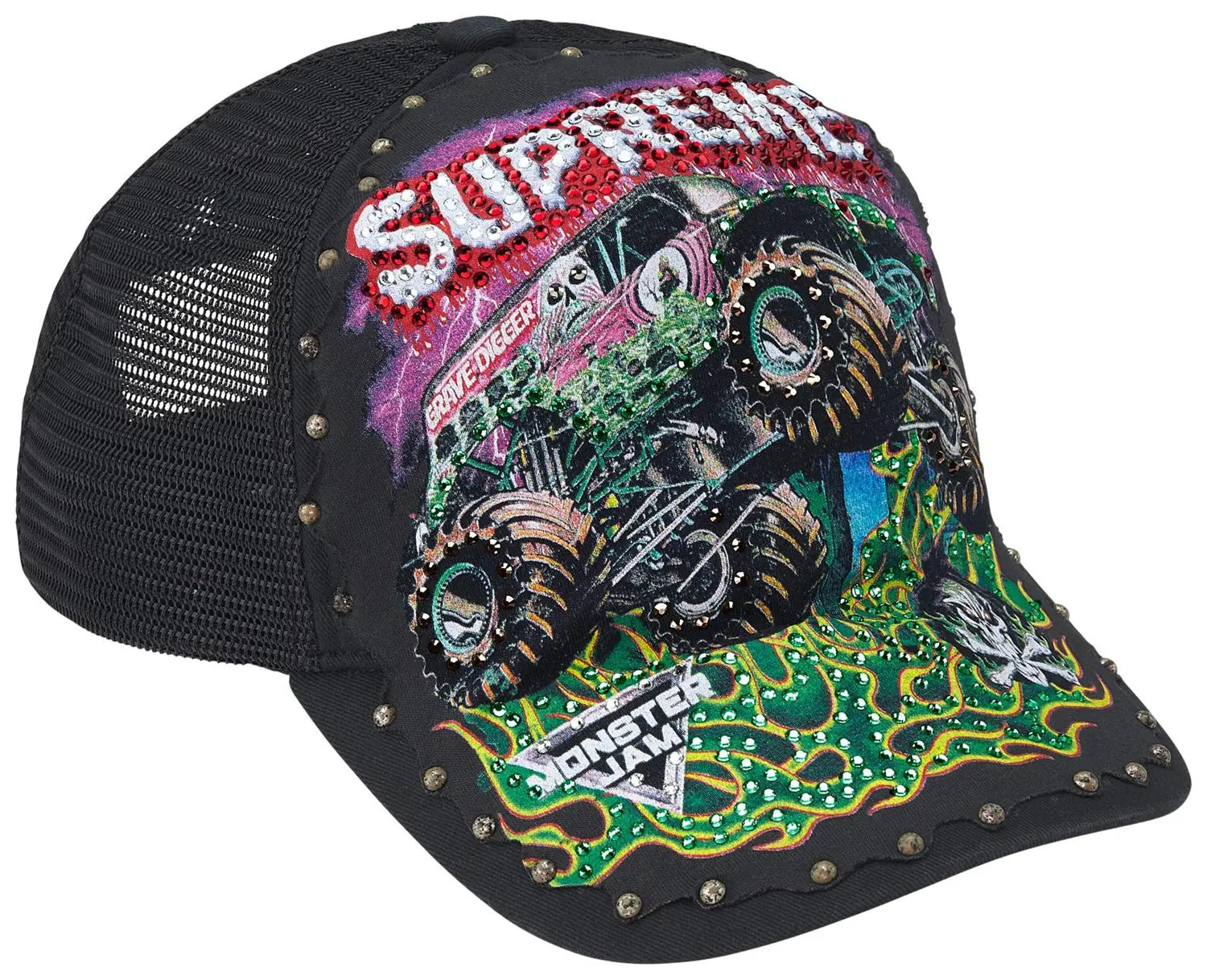 Supreme Monster Jam Grave Digger Mesh Back 5-Panel 'Black' ML