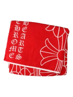 Chrome Hearts Beach Towel Red ML