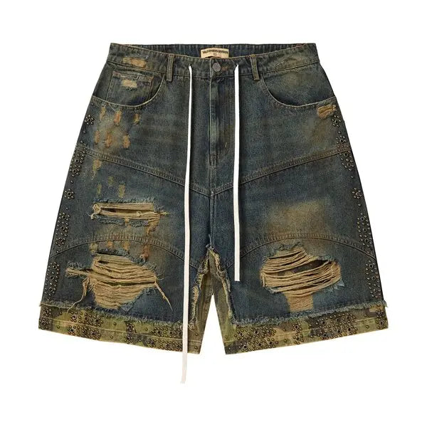 Vale Forever Double Jorts Dark Wash/Camo FP