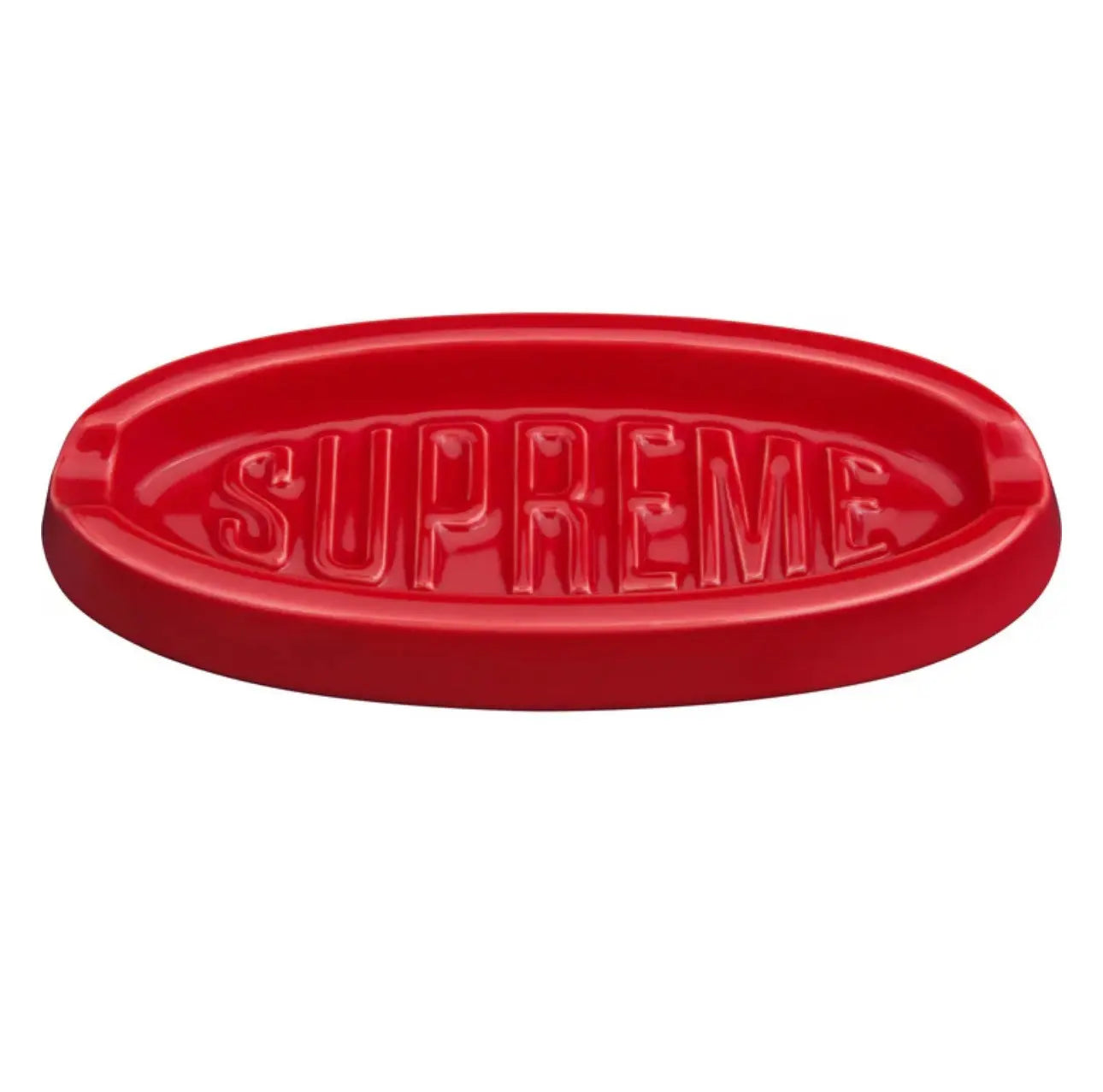 Supreme Oval Ash Tray Red ML