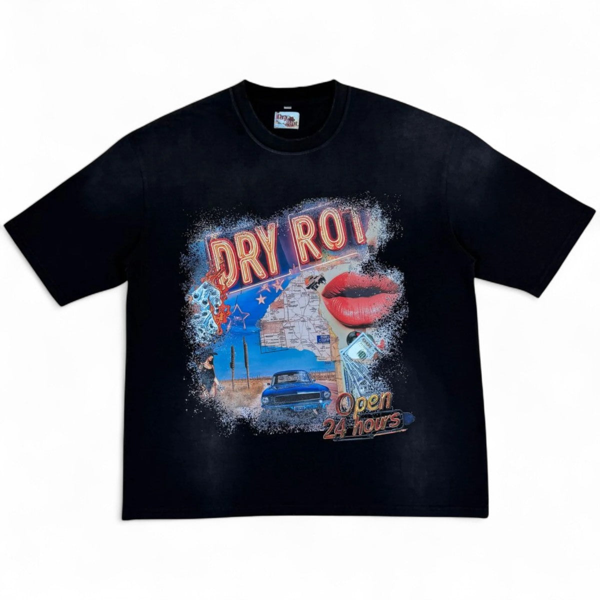 DryRot Guest Black Tee