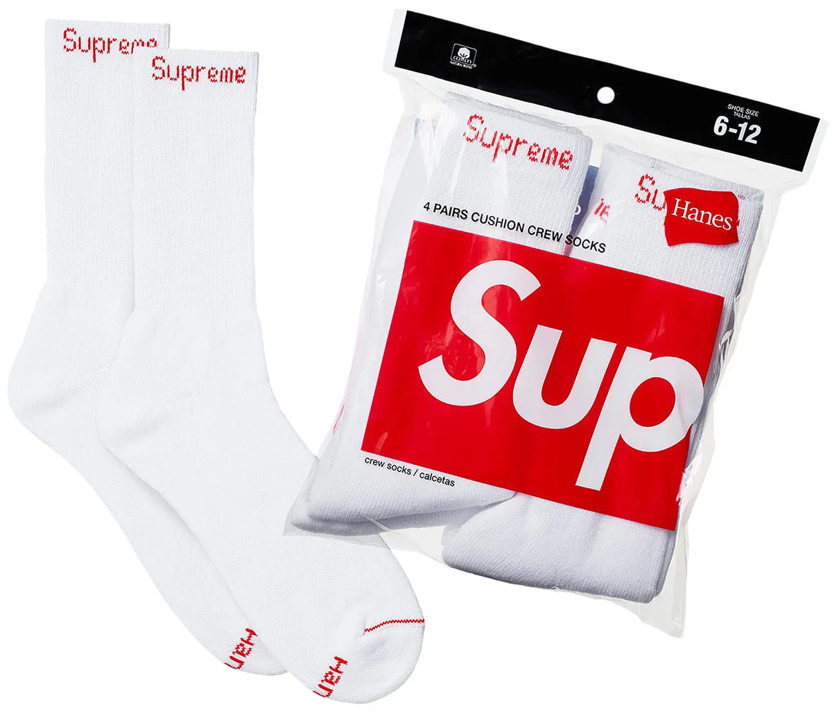 Supreme Hanes Socks (SINGLE) WHITE ML
