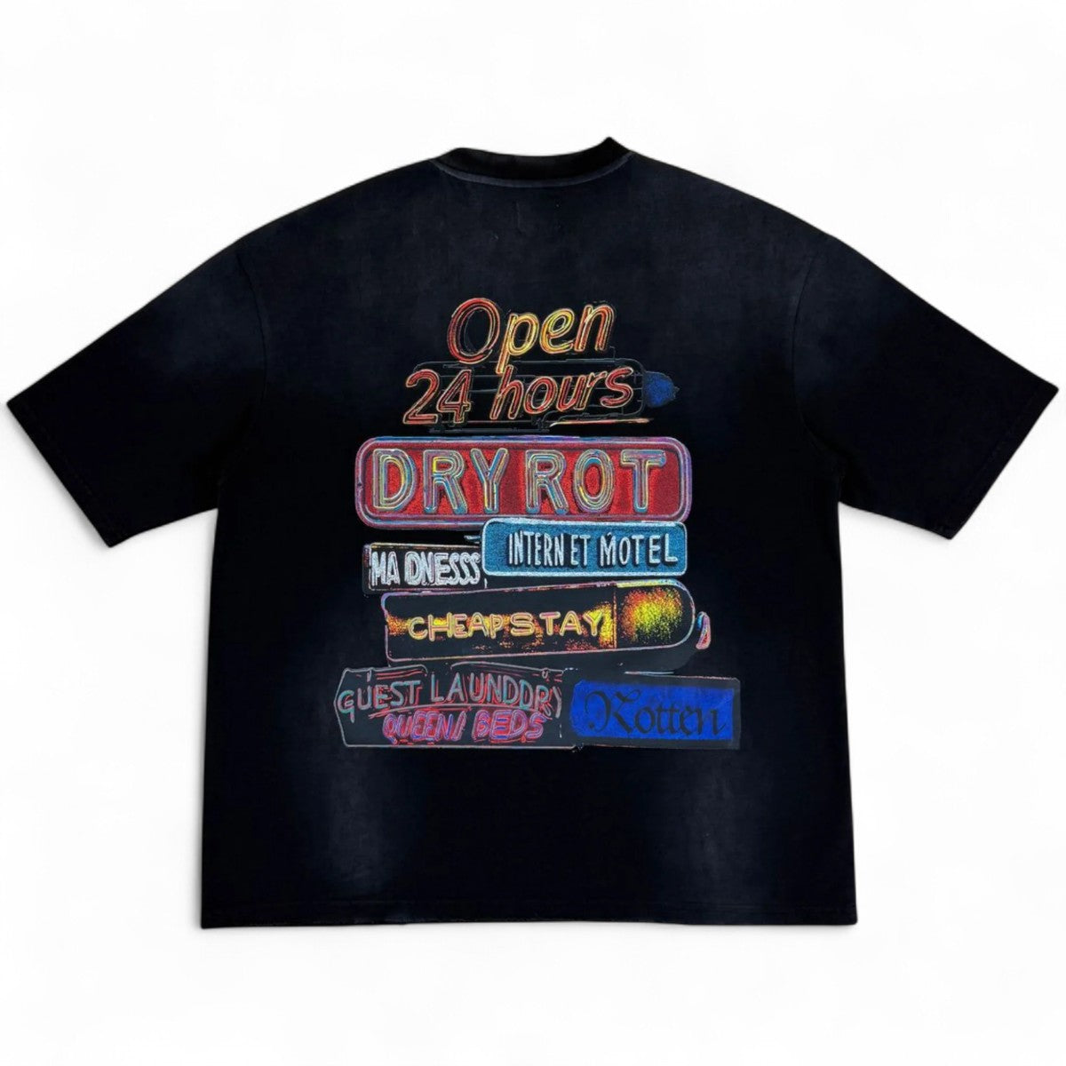 DryRot Guest Black Tee