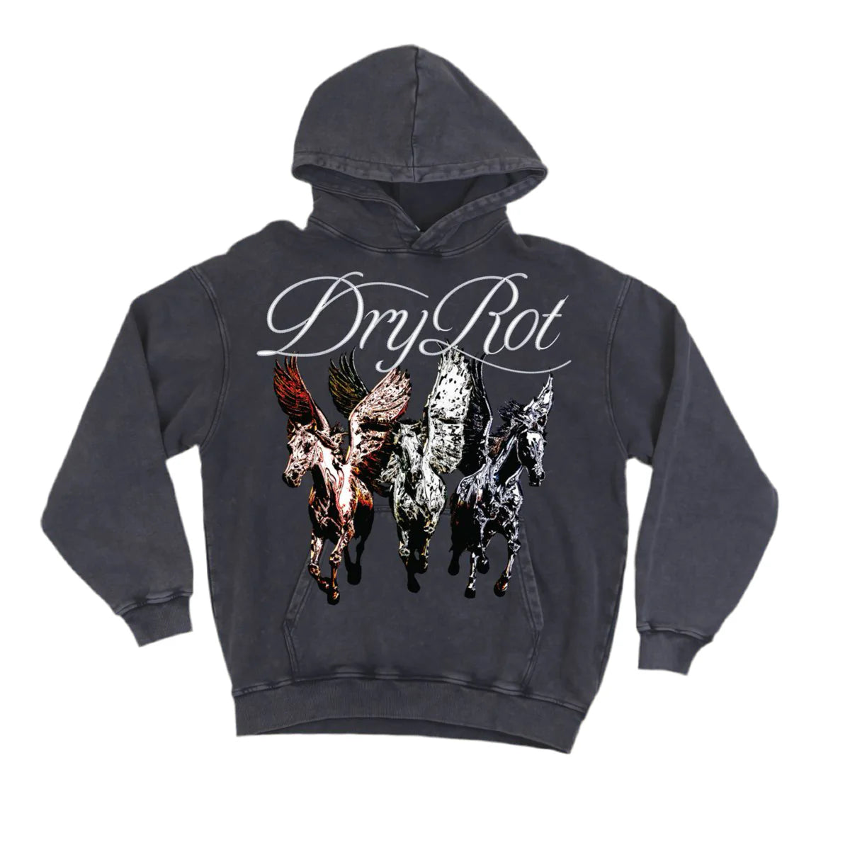 DryRot Pegasus Hoodie Black