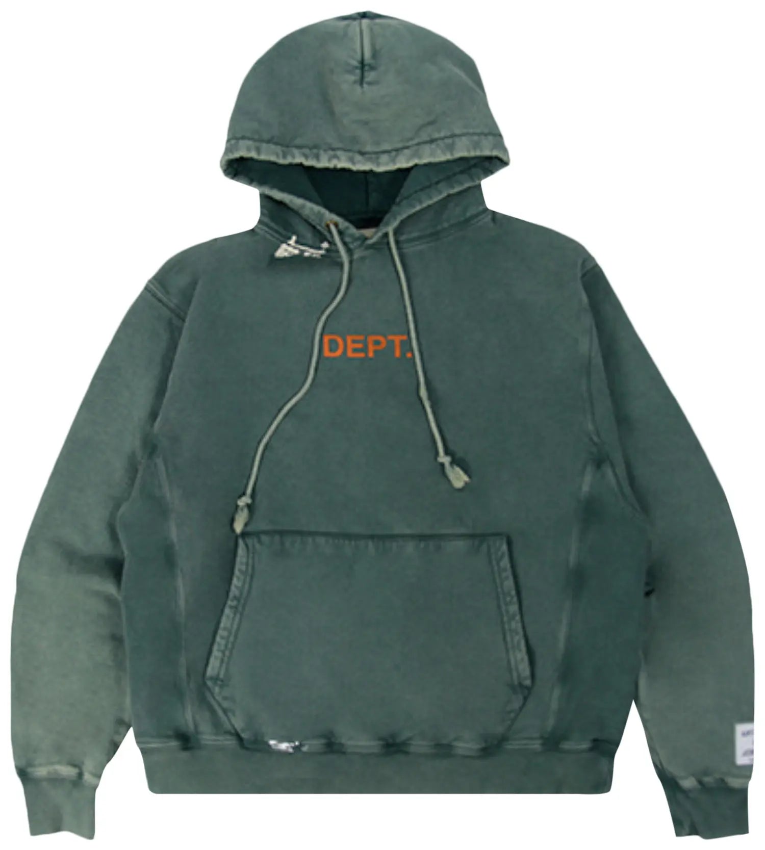 GALLERY DEPT Center Logo Hoodie Green