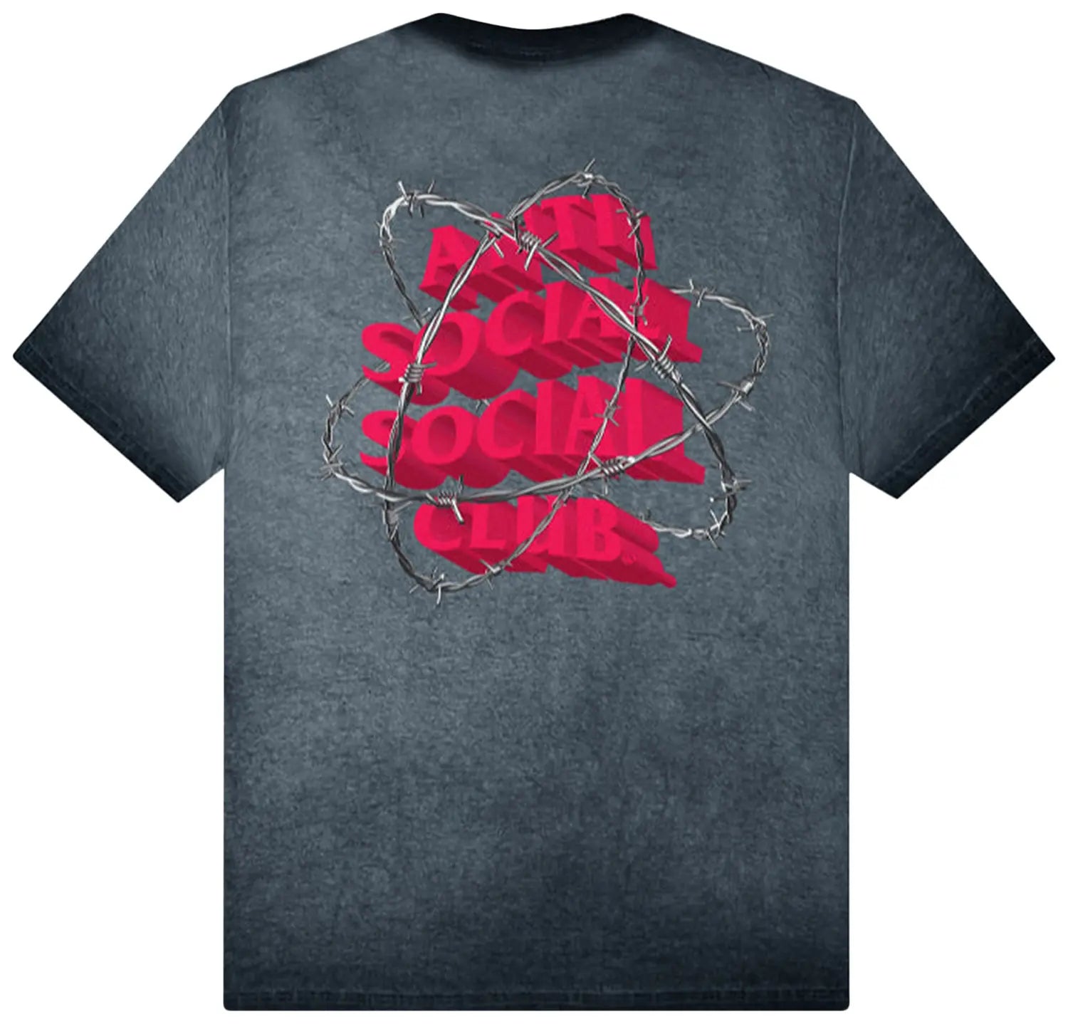 Anti Social Social Club New And Gone Tee 'Black Mineral Wash' DL