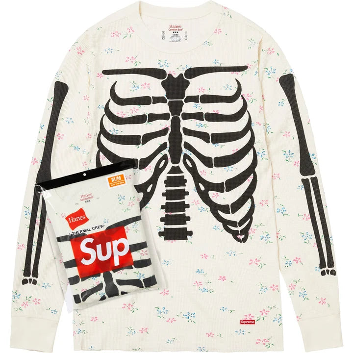 Supreme Hanes Bone Thermal White DR