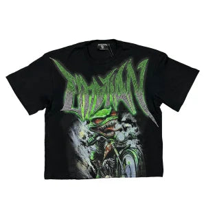 Mixed Emotion Goblin Rhinestone Tee DOK