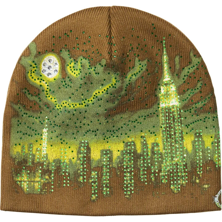 Supreme Cityscape Beanie BROWN ML