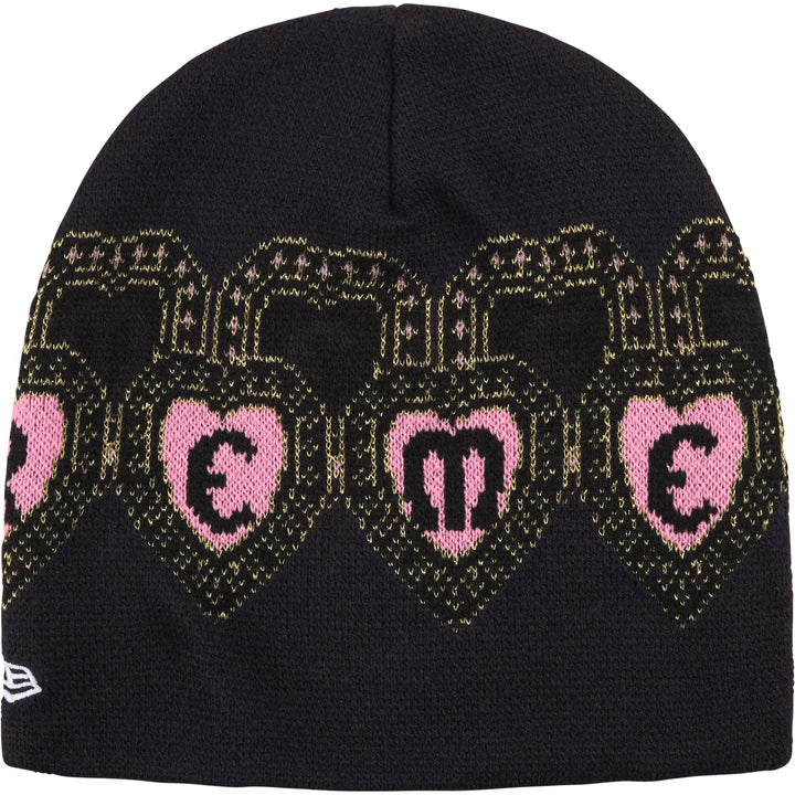Supreme New Era Hearts Beanie Black