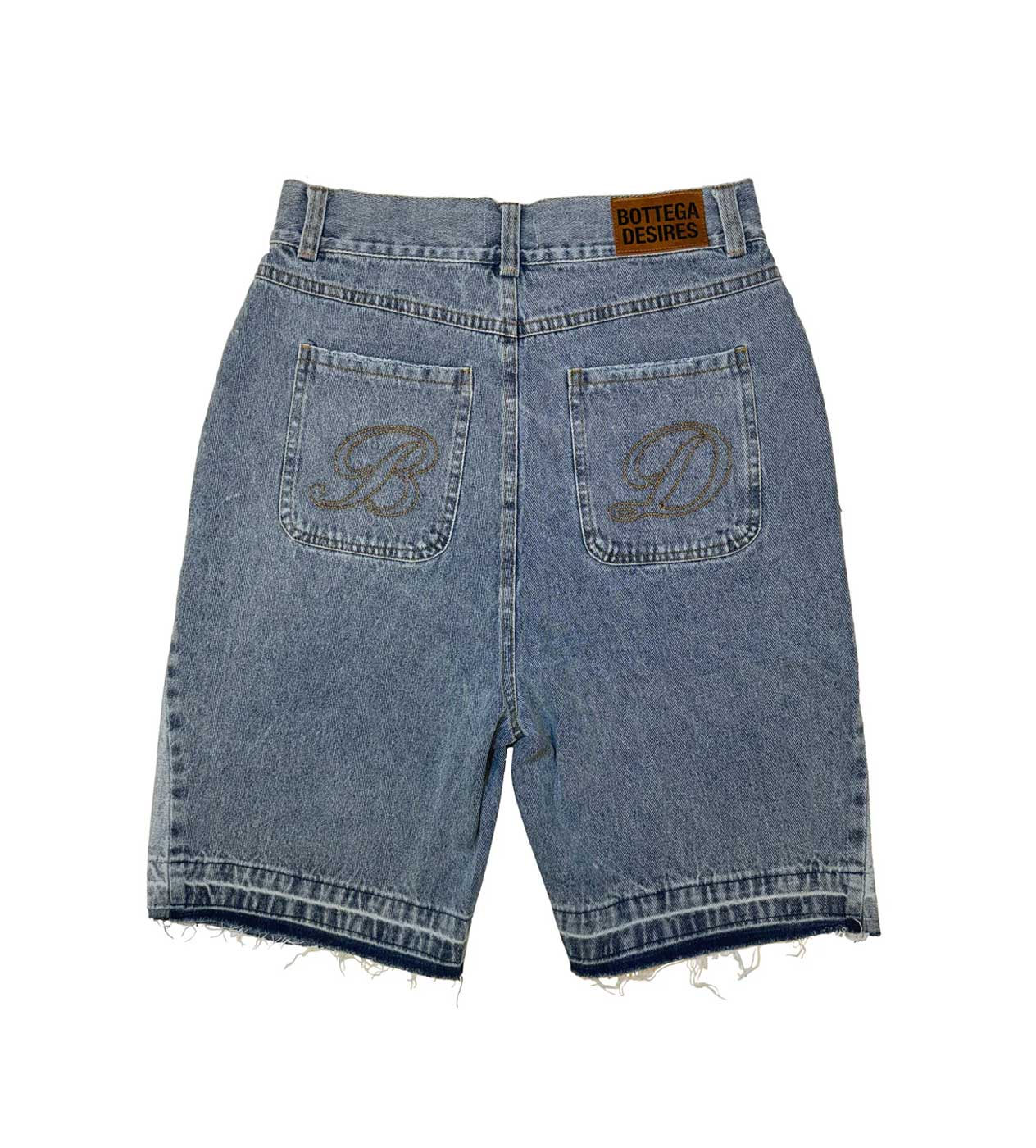 Bottega Desires Denim Shorts Blue FP