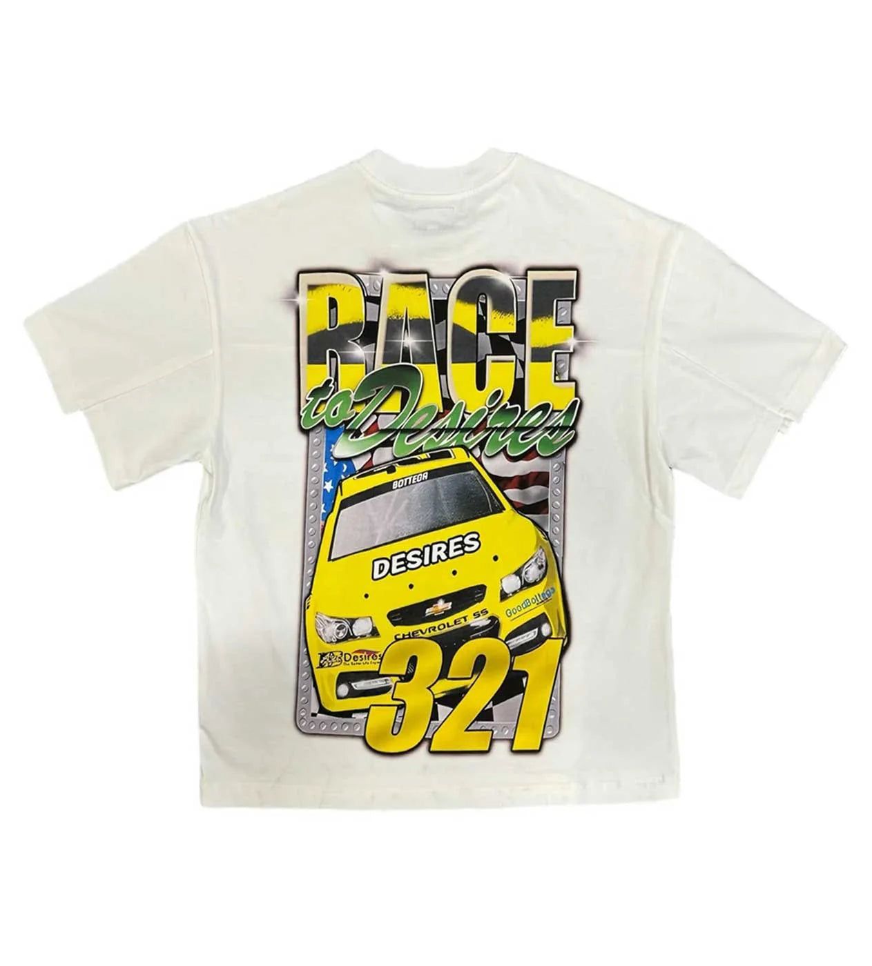 Bottega Desires Race Tee White FP