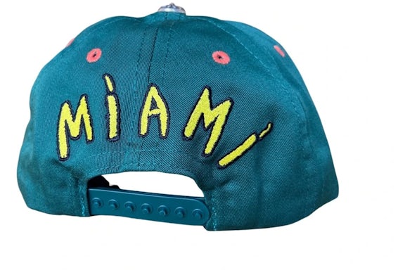 Chrome Hearts Miami Art Basel Exclusive Baseball Hat Green/Orange/Gold ML