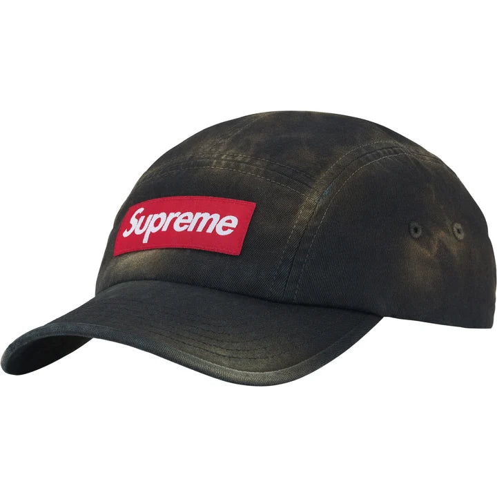 Supreme Over-Dyed Camp Cap Black DR