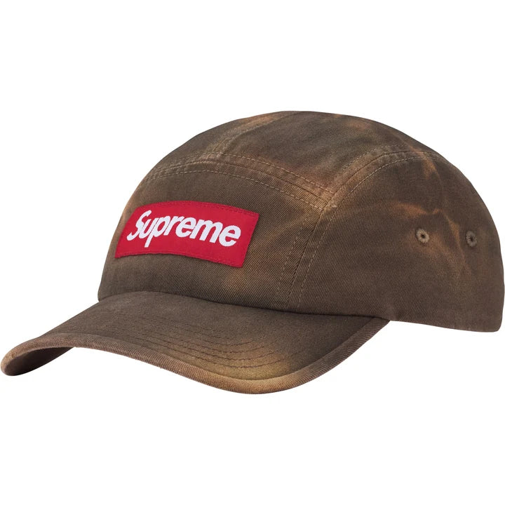 Supreme Over-Dyed Camp Cap Brown DR