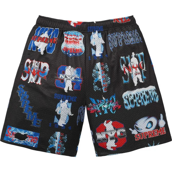 Supreme Flash Mesh Short Black DOK