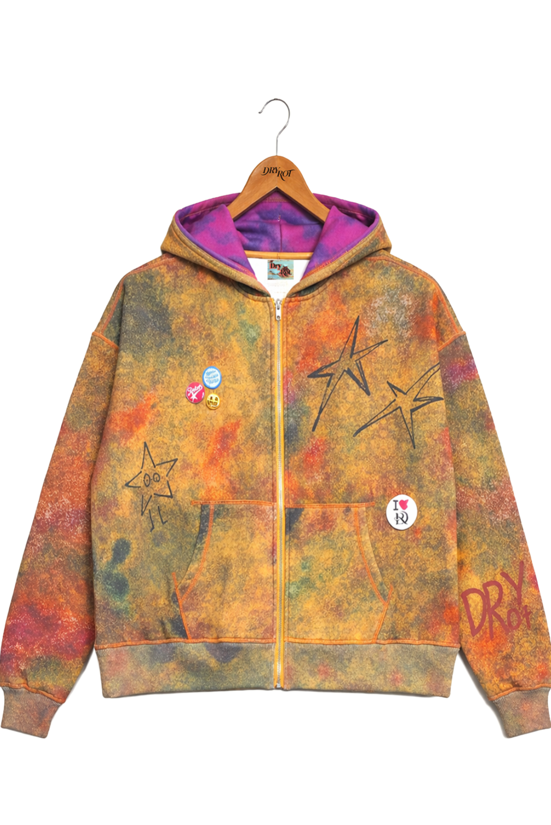DryRot Acid Dust Zip Up
