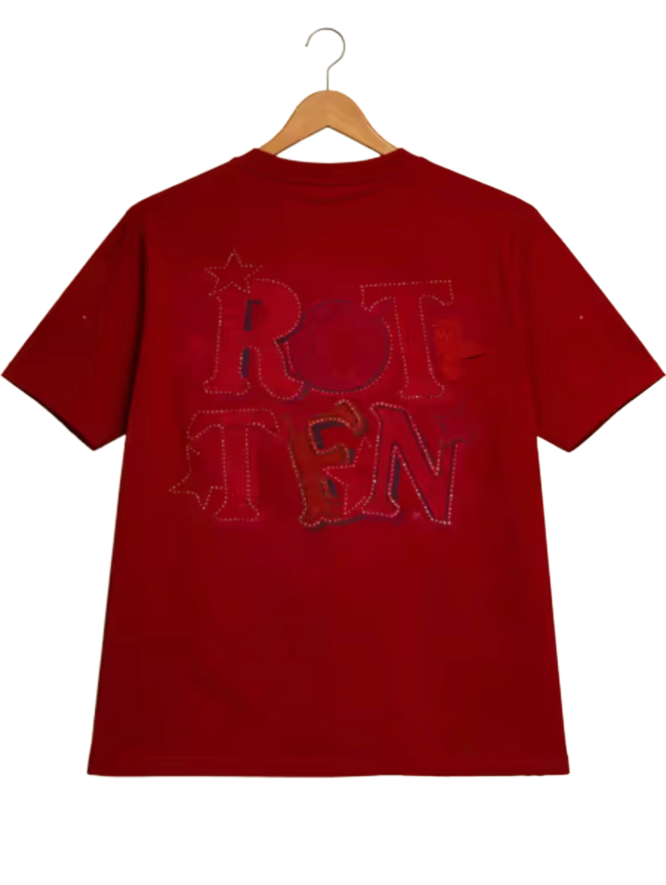 DRY ROT ROTTEN IN AMERICA TOUR TEE RED