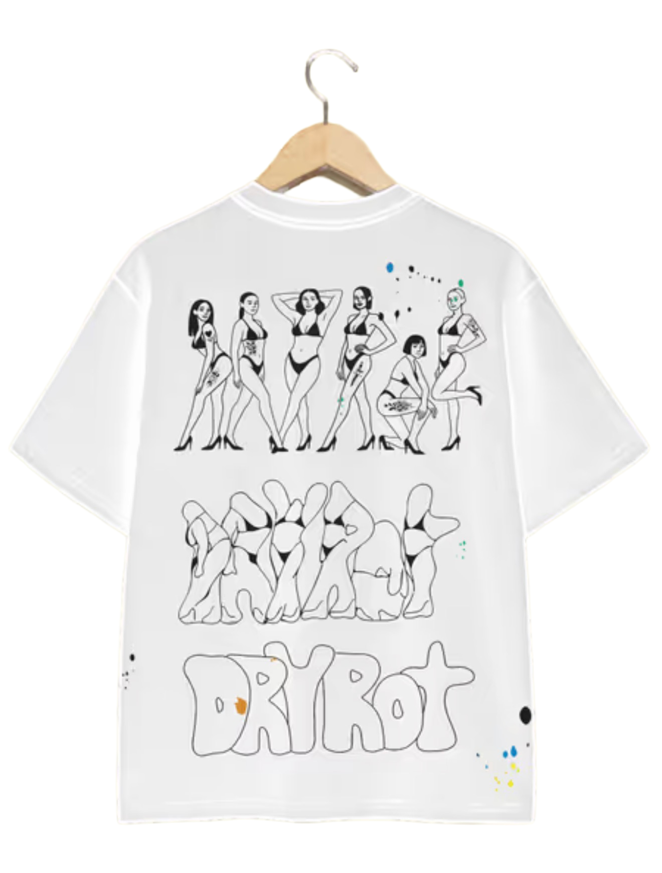DRY ROT DIRTY SILO TEE WHITE