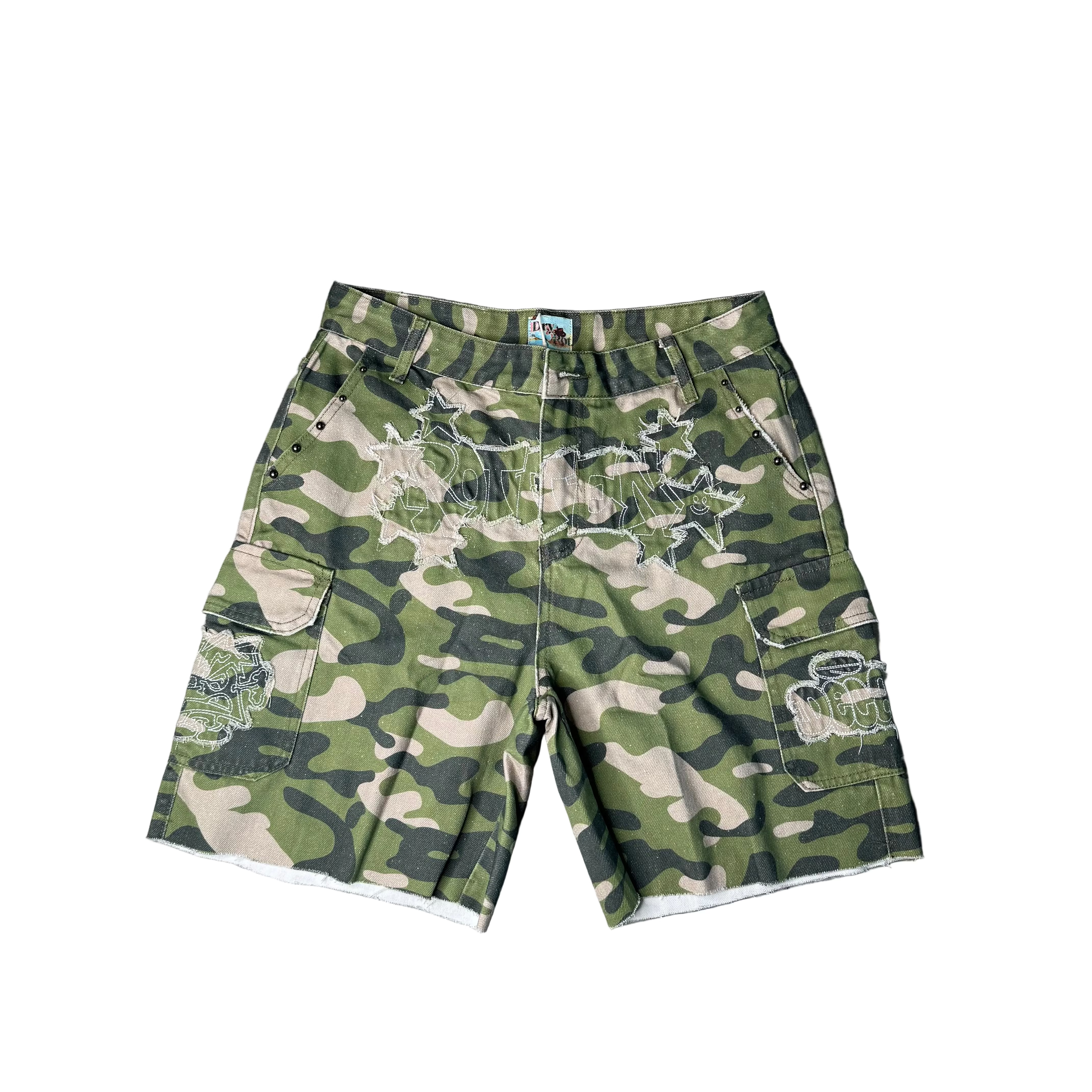 DRY ROT Unruly Camo Cargo Shorts