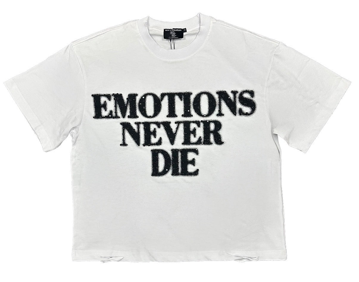 Mixed Emotions END Rhinestone White/Black FP