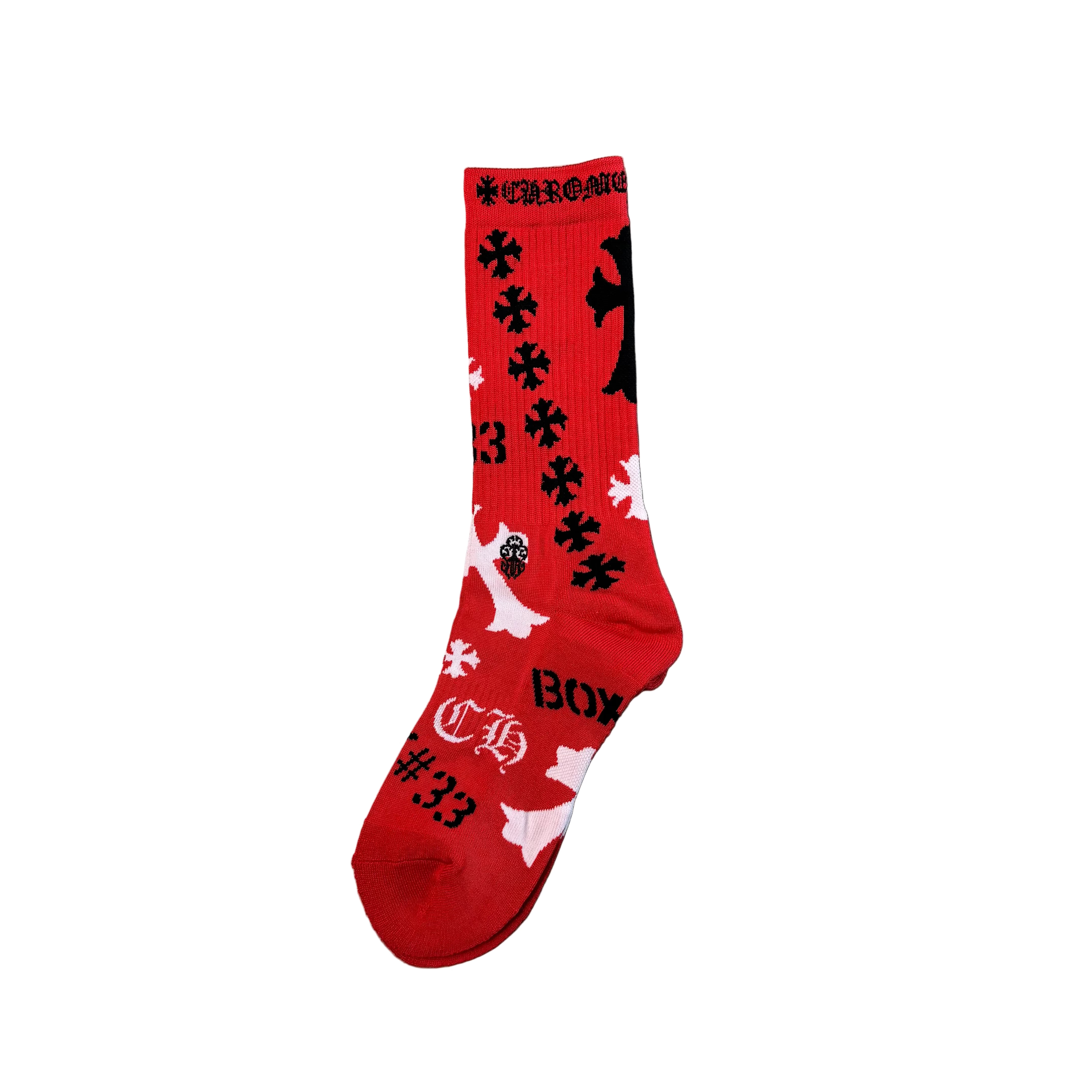 Chrome Hearts Socks Red DR
