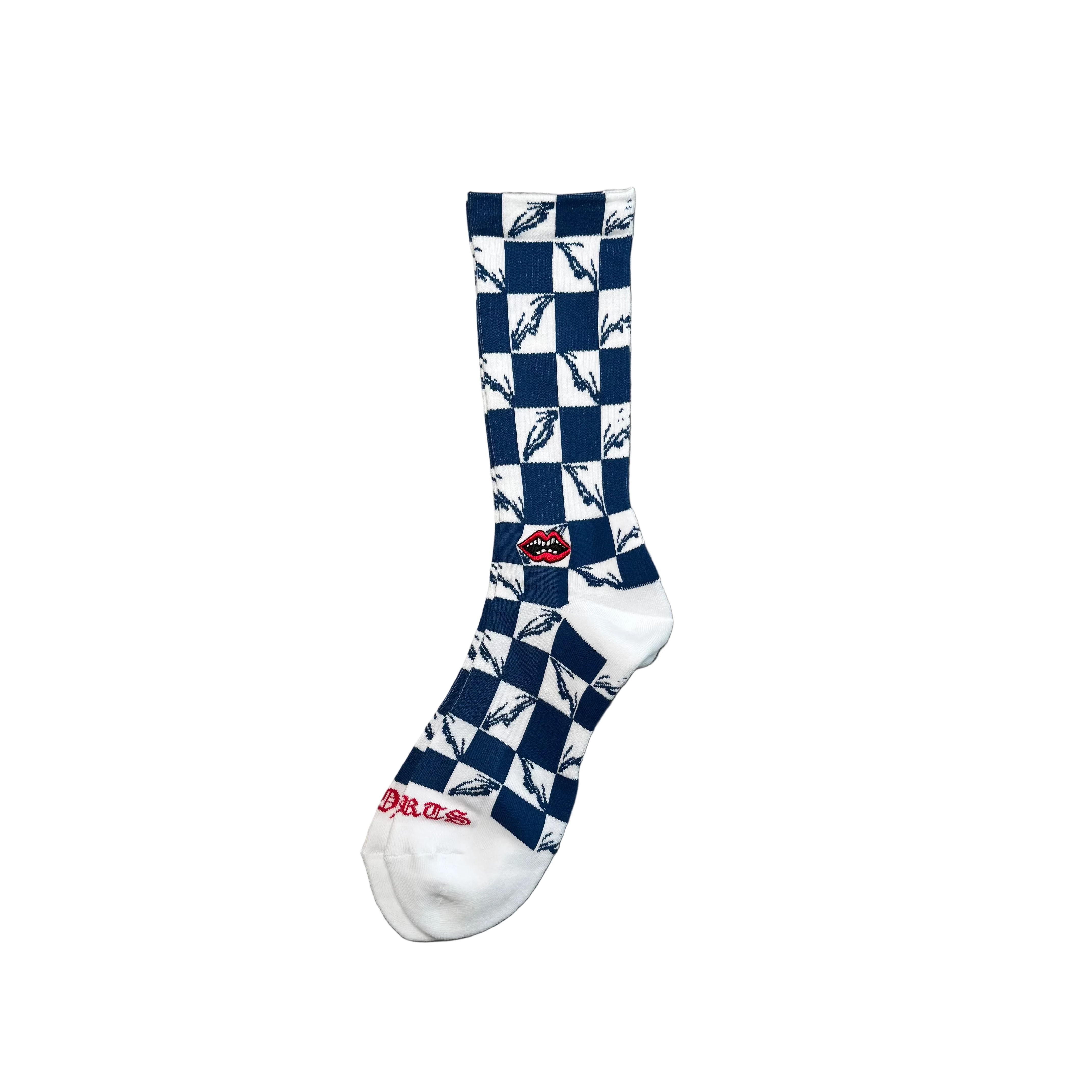 Chrome Hearts Socks Blue Checker DR