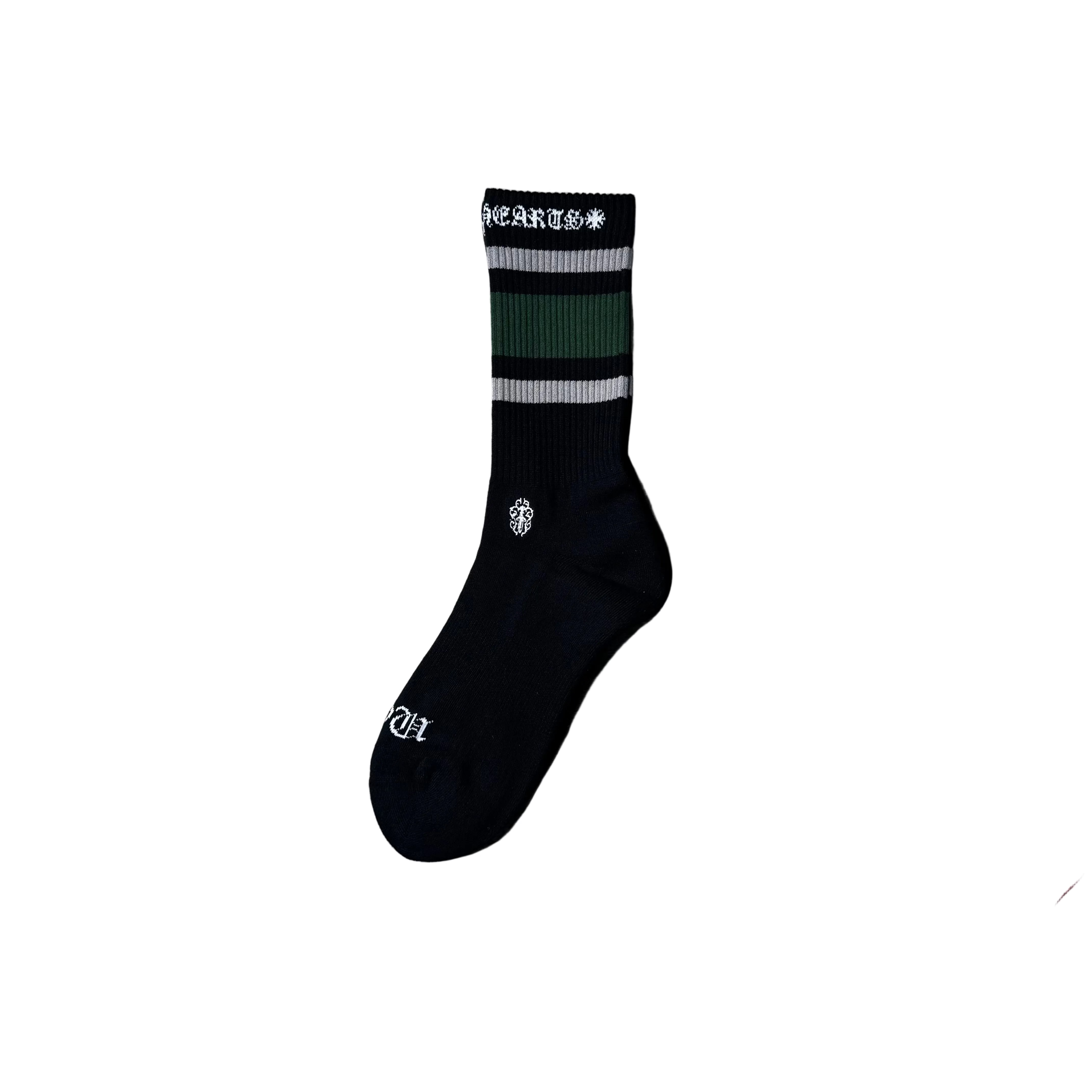 Chrome Hearts Socks Black Green DR