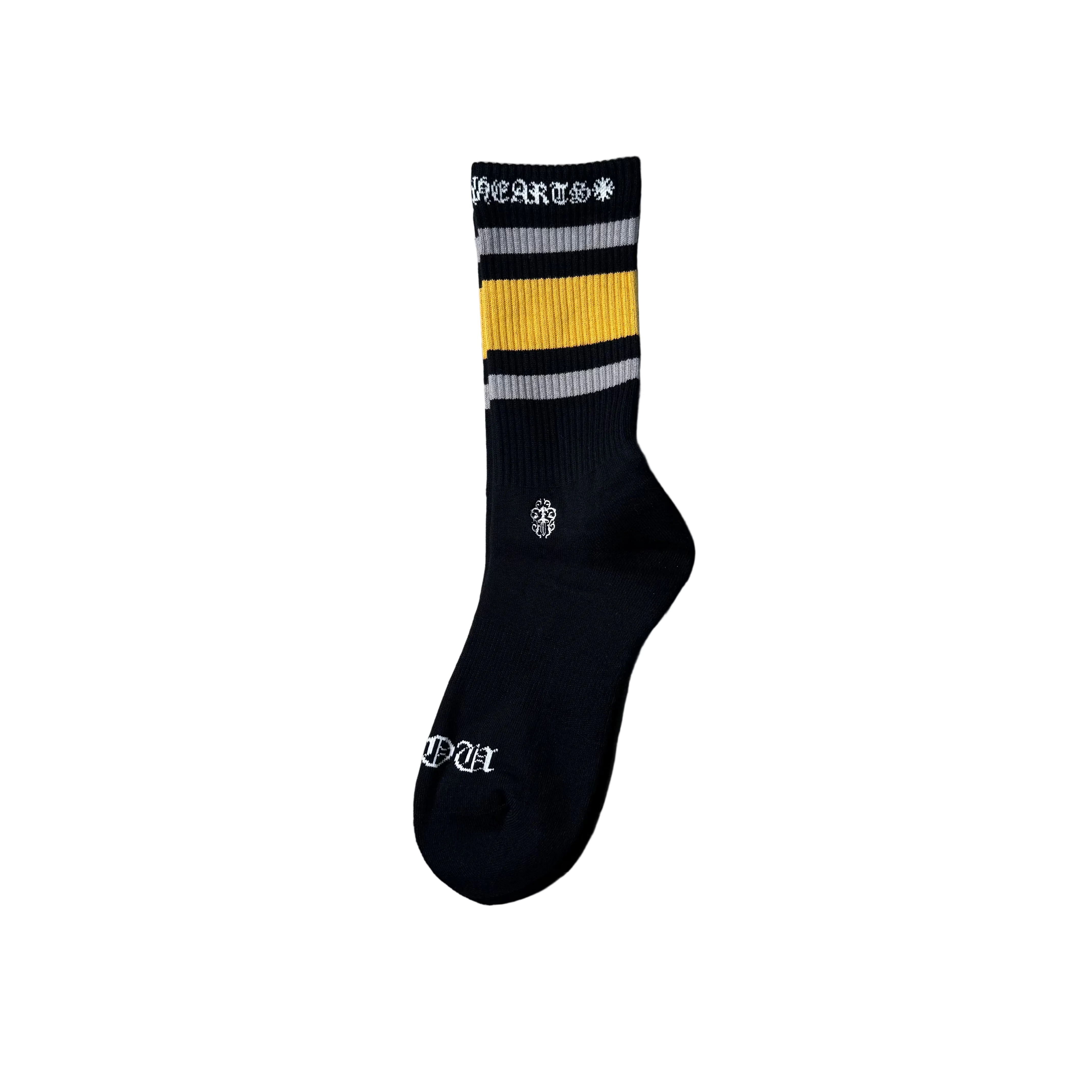 Chrome Hearts Socks Black Yellow DR