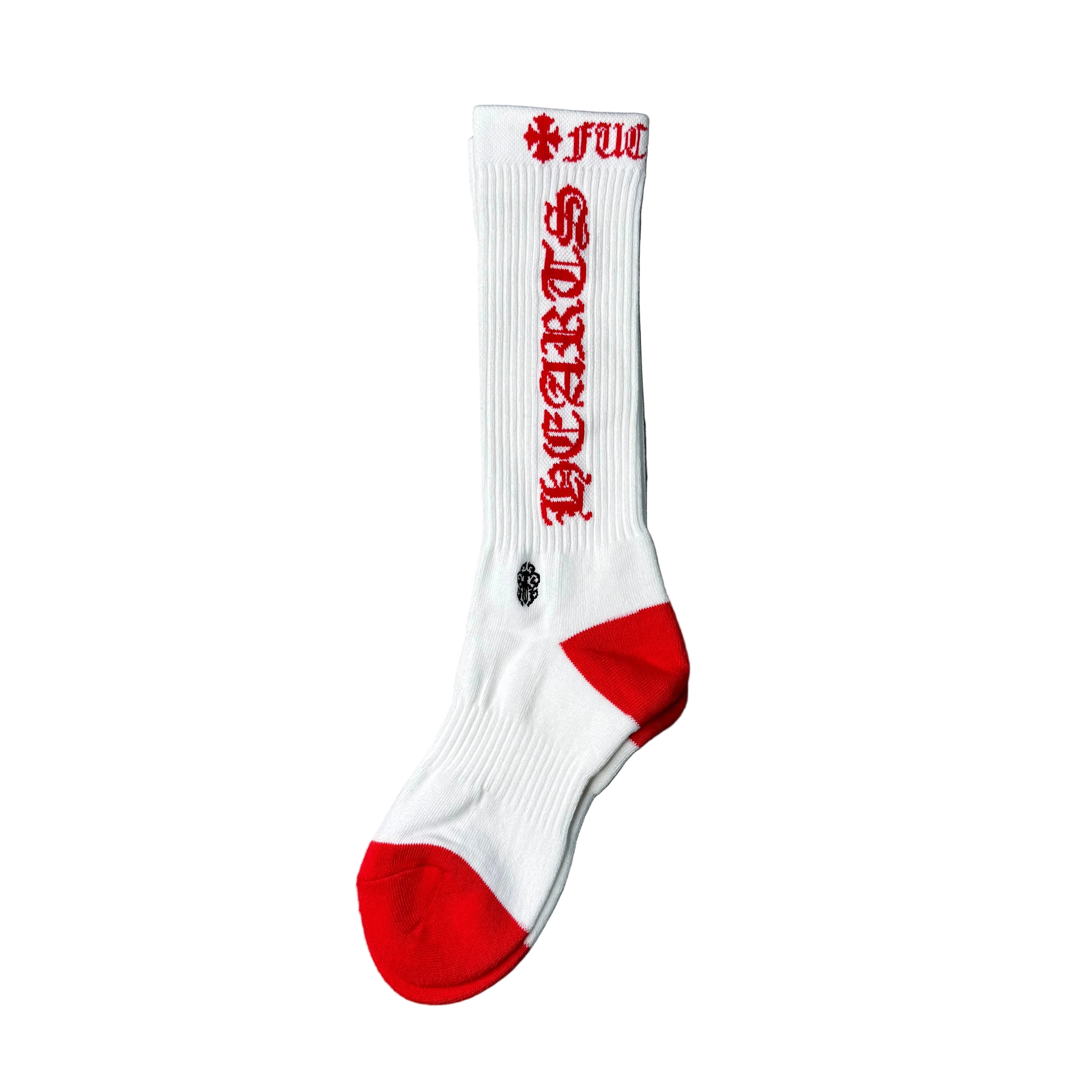 Chrome Hearts Socks White Red