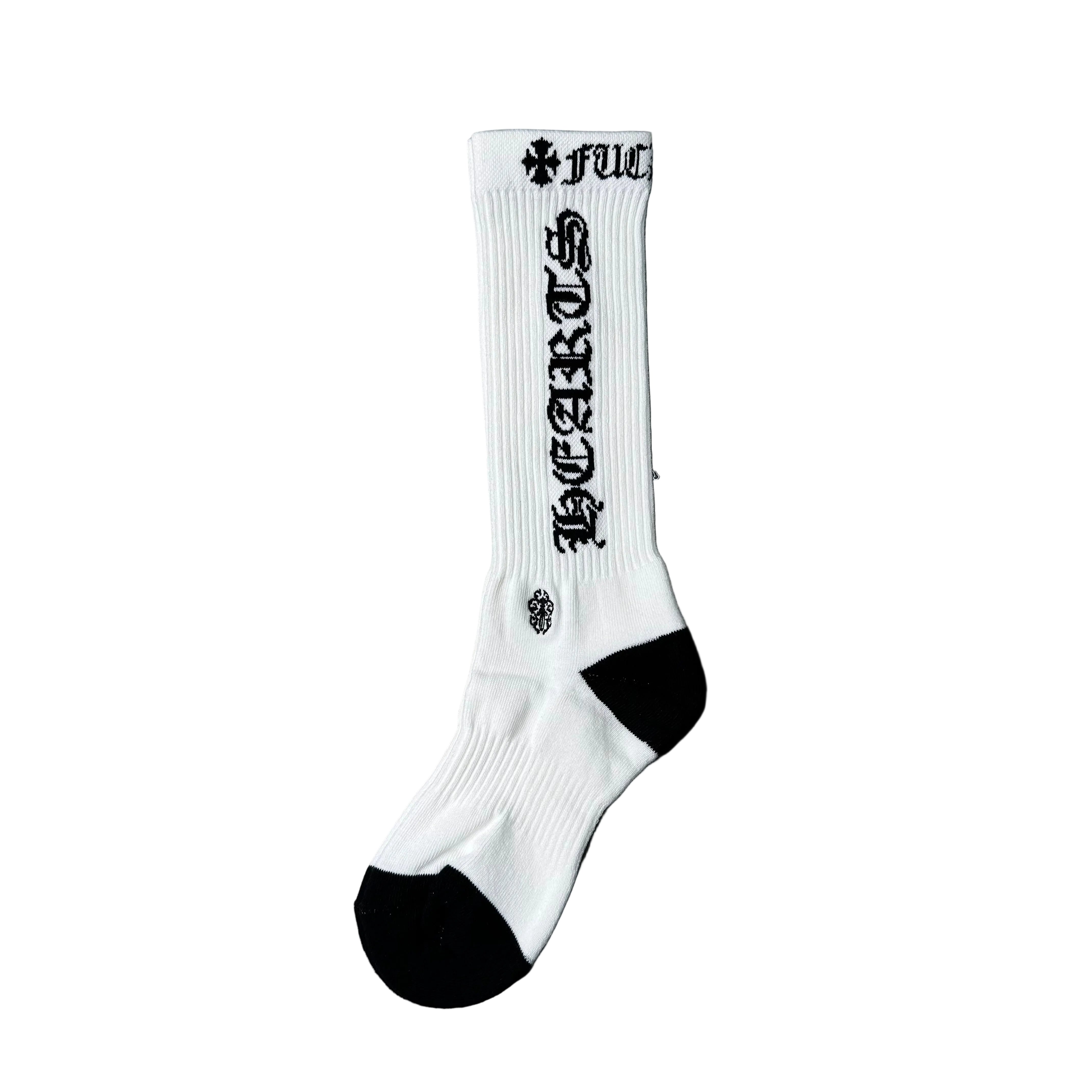 Chrome Hearts Socks White Black