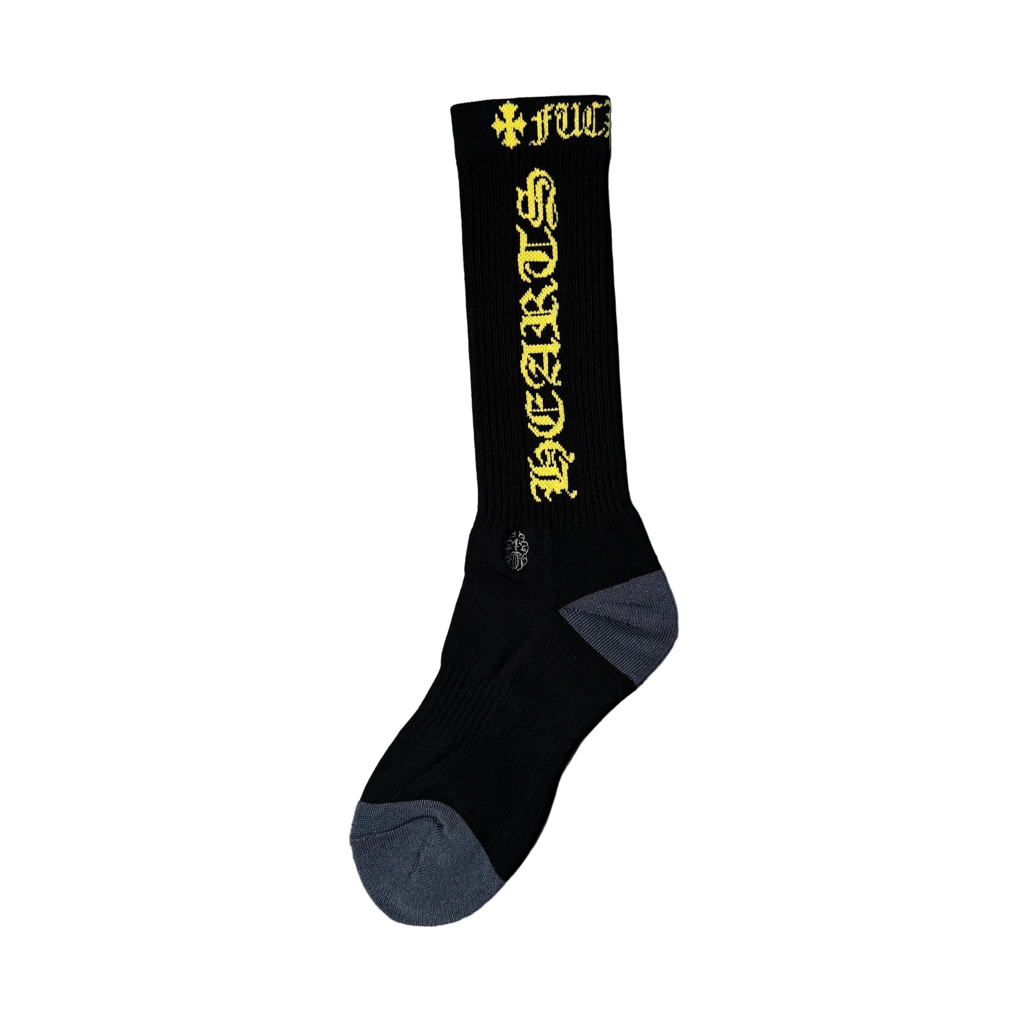 Chrome Hearts Socks Black Yellow