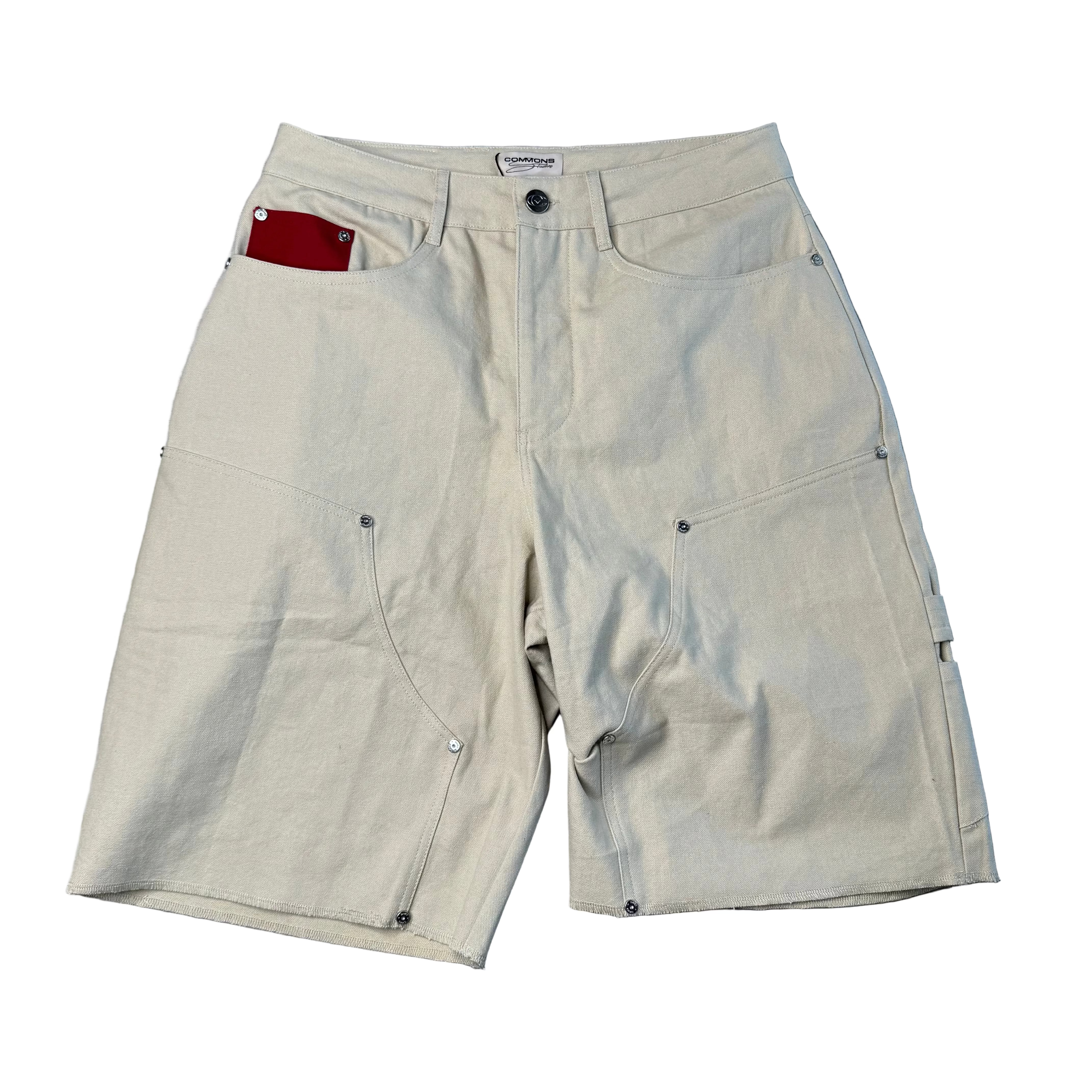 Commons Double Knee Short Cream