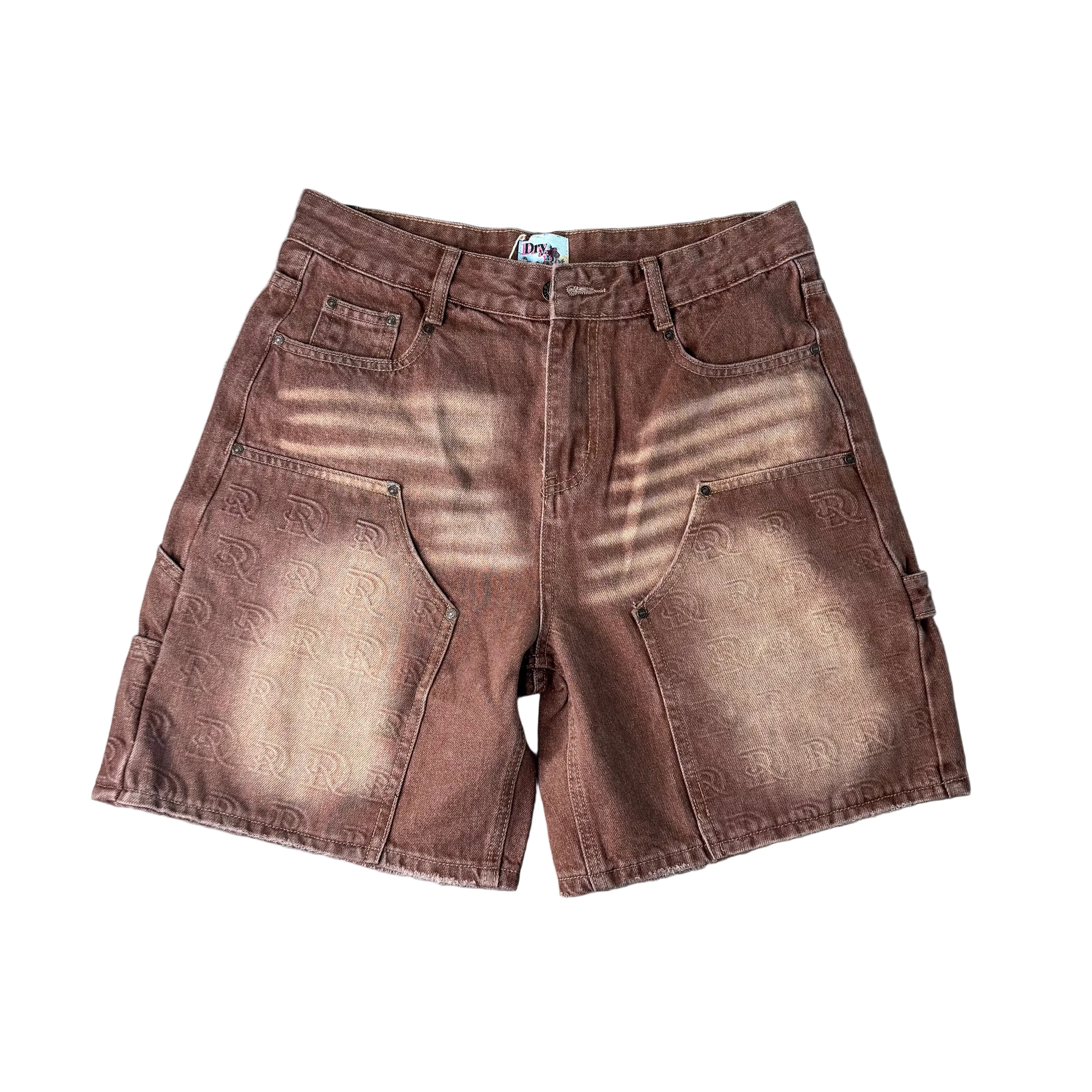 DRY ROT DR Stamped Cargo Short Brown