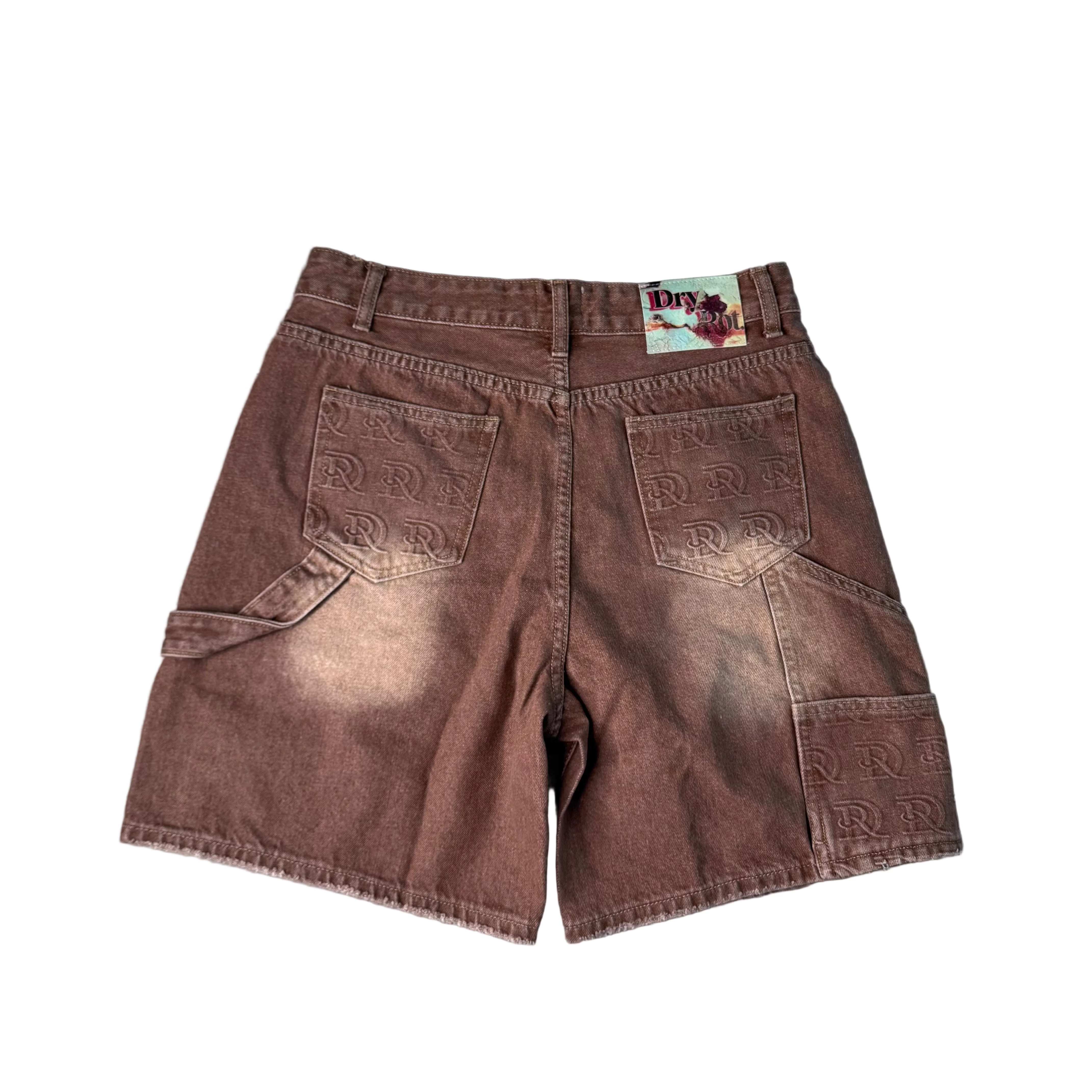 DRY ROT DR Stamped Cargo Short Brown