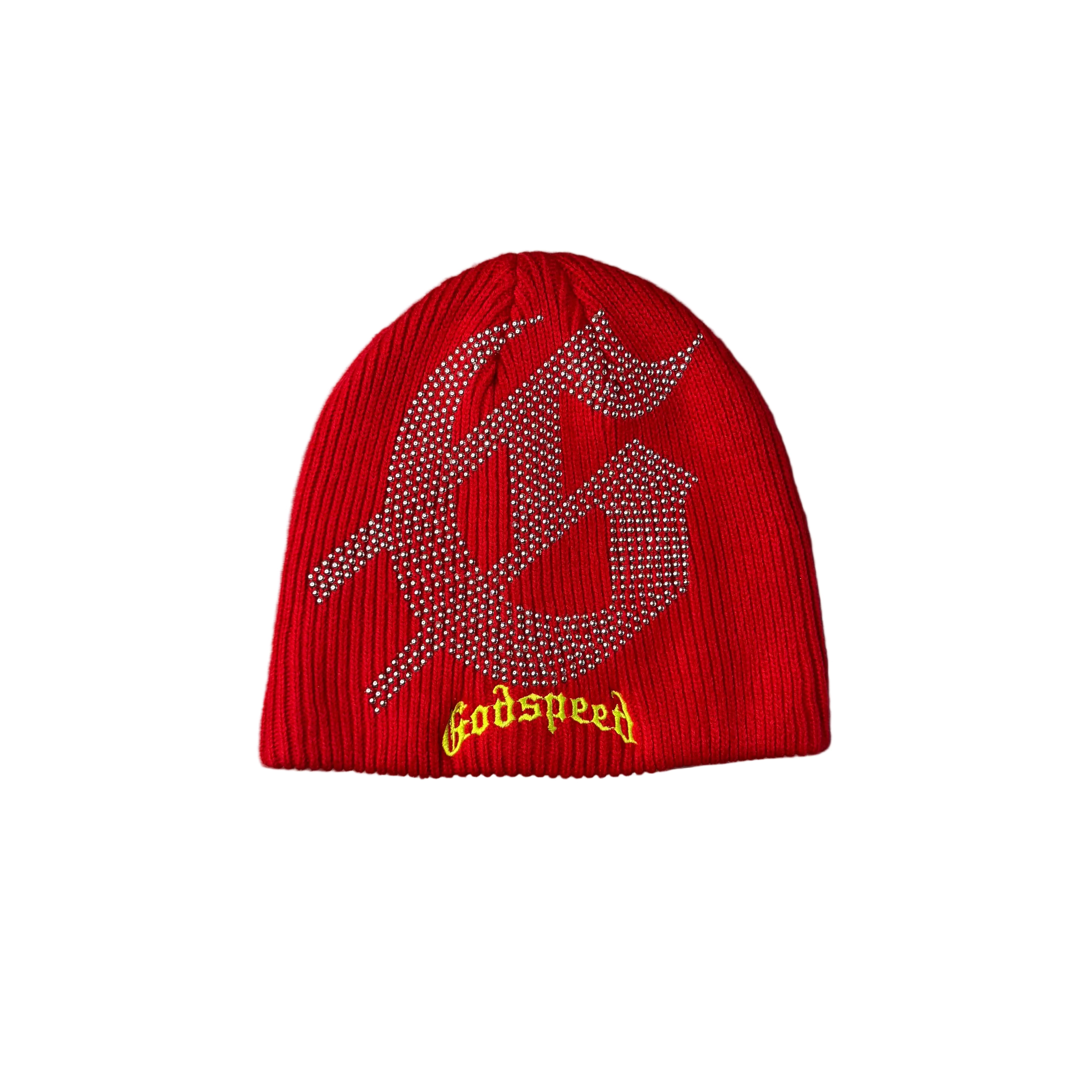 Godspeed Beanie Red DOK